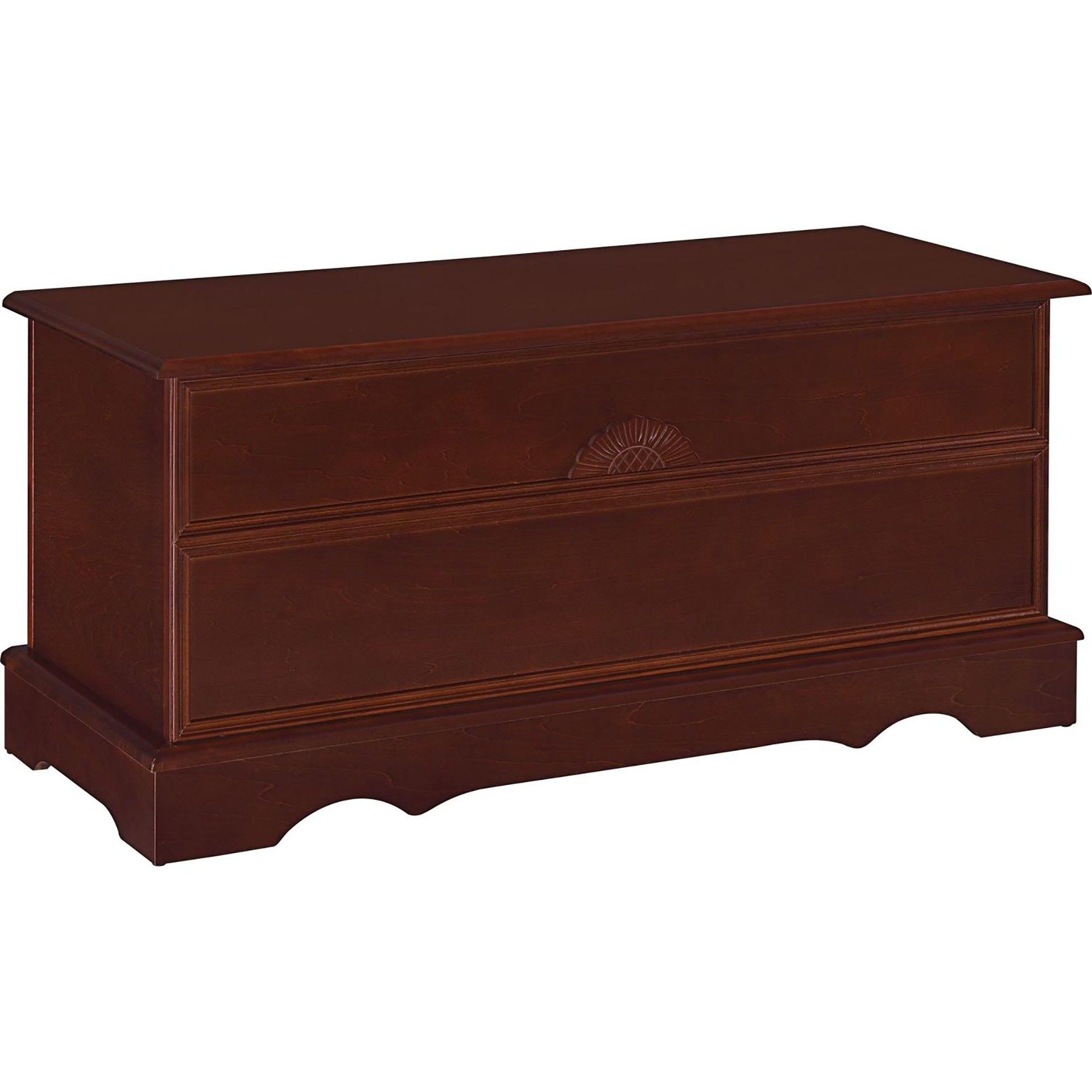 Warm Brown Rectangular Cedar Chest