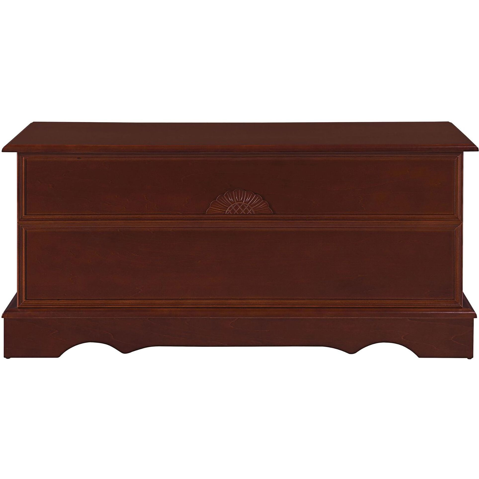 Warm Brown Rectangular Cedar Chest