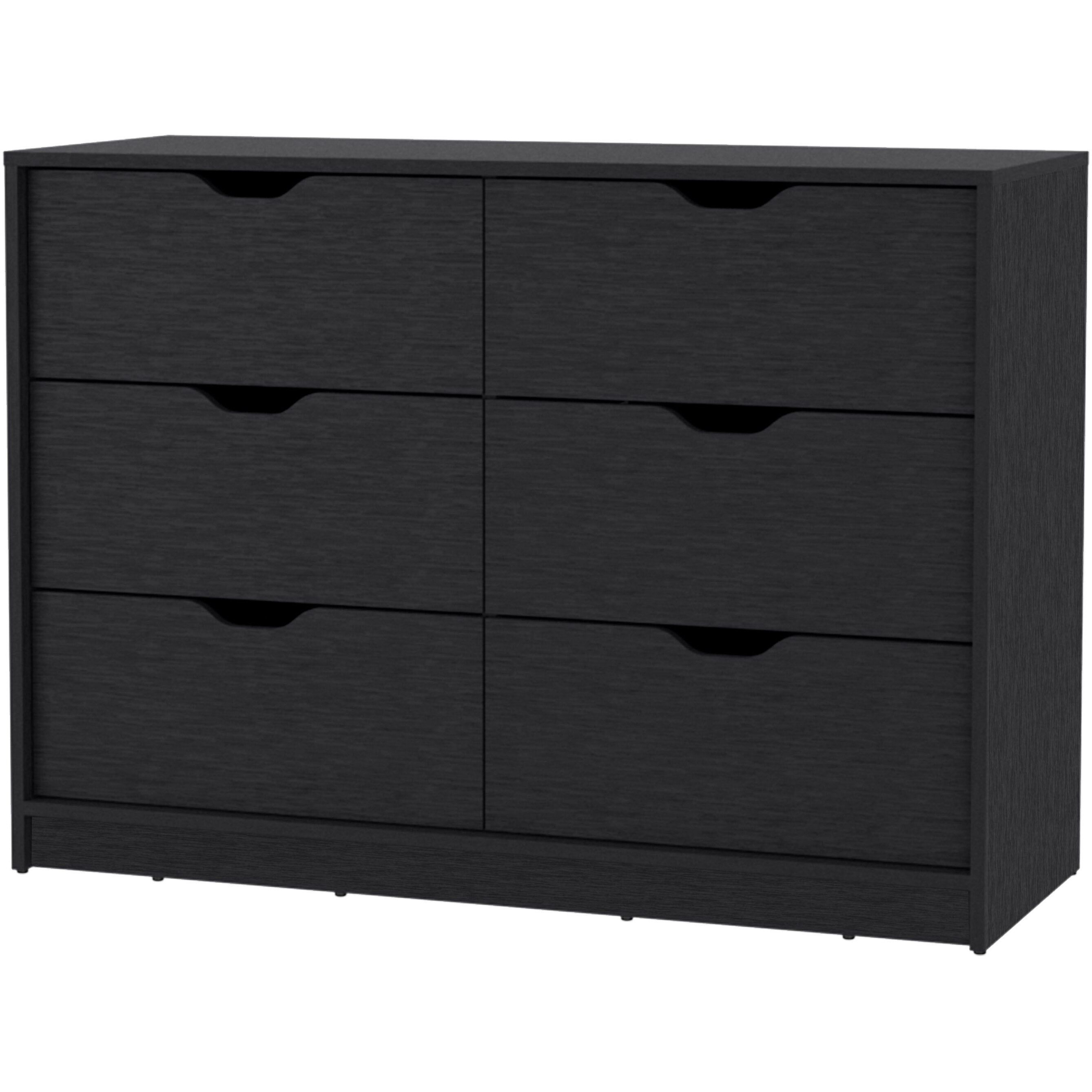 Black 4-Drawer Dresser