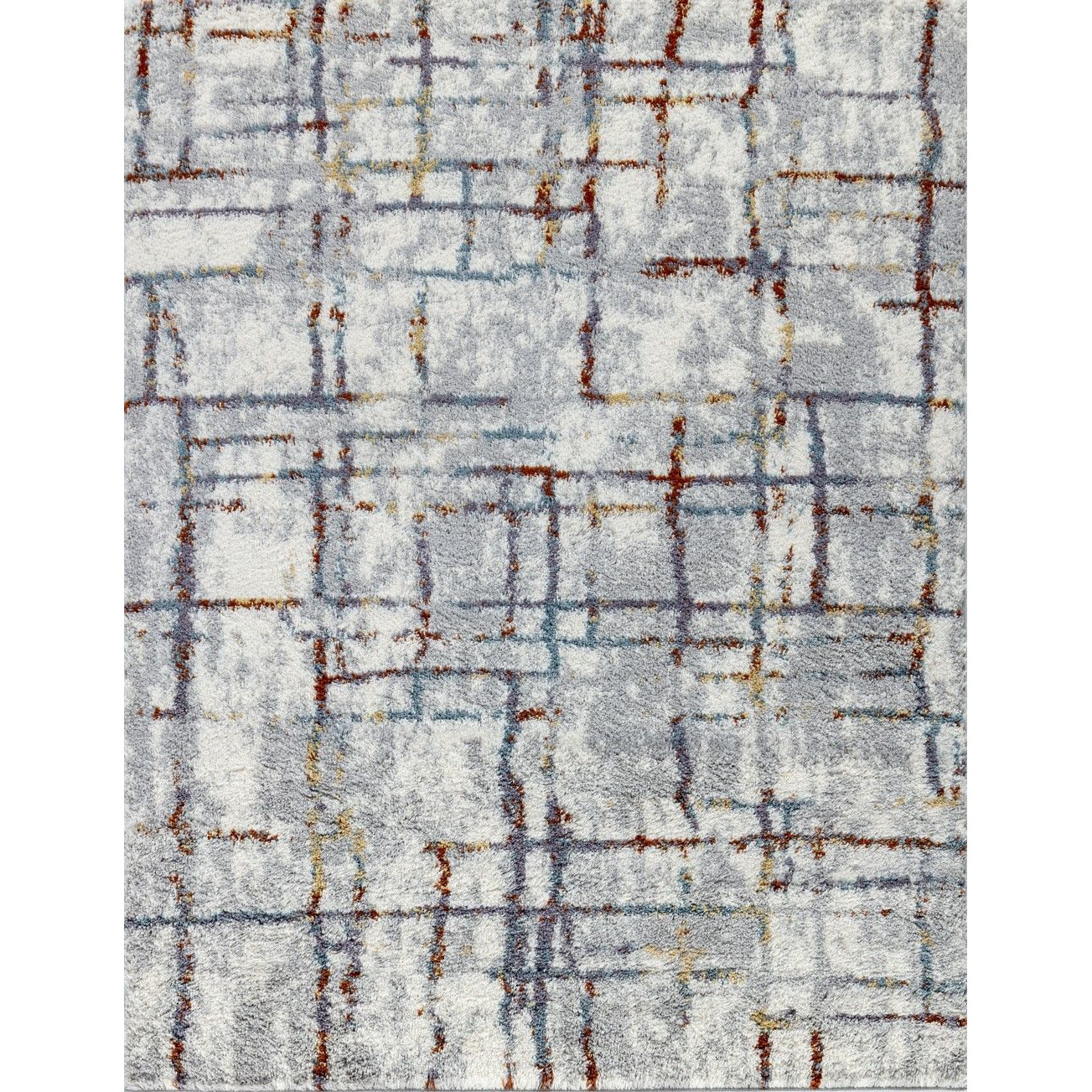 Loft Shag Gc_Czy1009 Multi 5 Ft. 3 In. X 7 Ft. Shaggy Area Rug