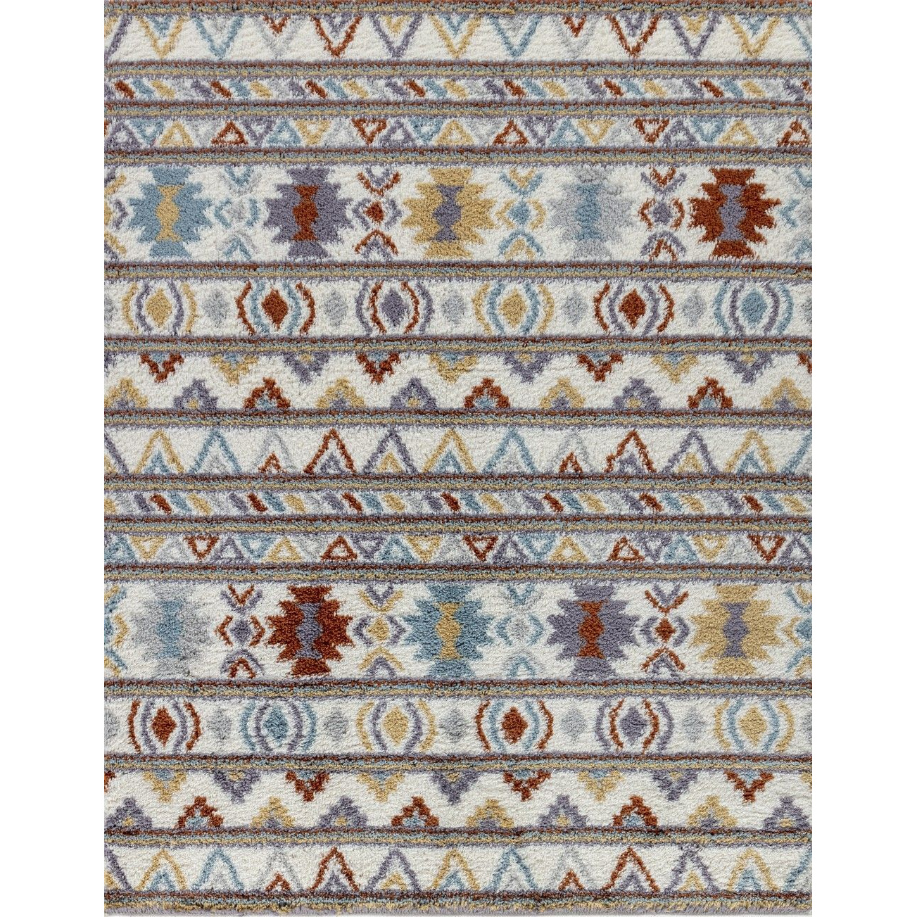 Loft Shag Gc_Czy1008 Multi 7 Ft. 10 In. X 9 Ft. 10 In. Shaggy Area Rug