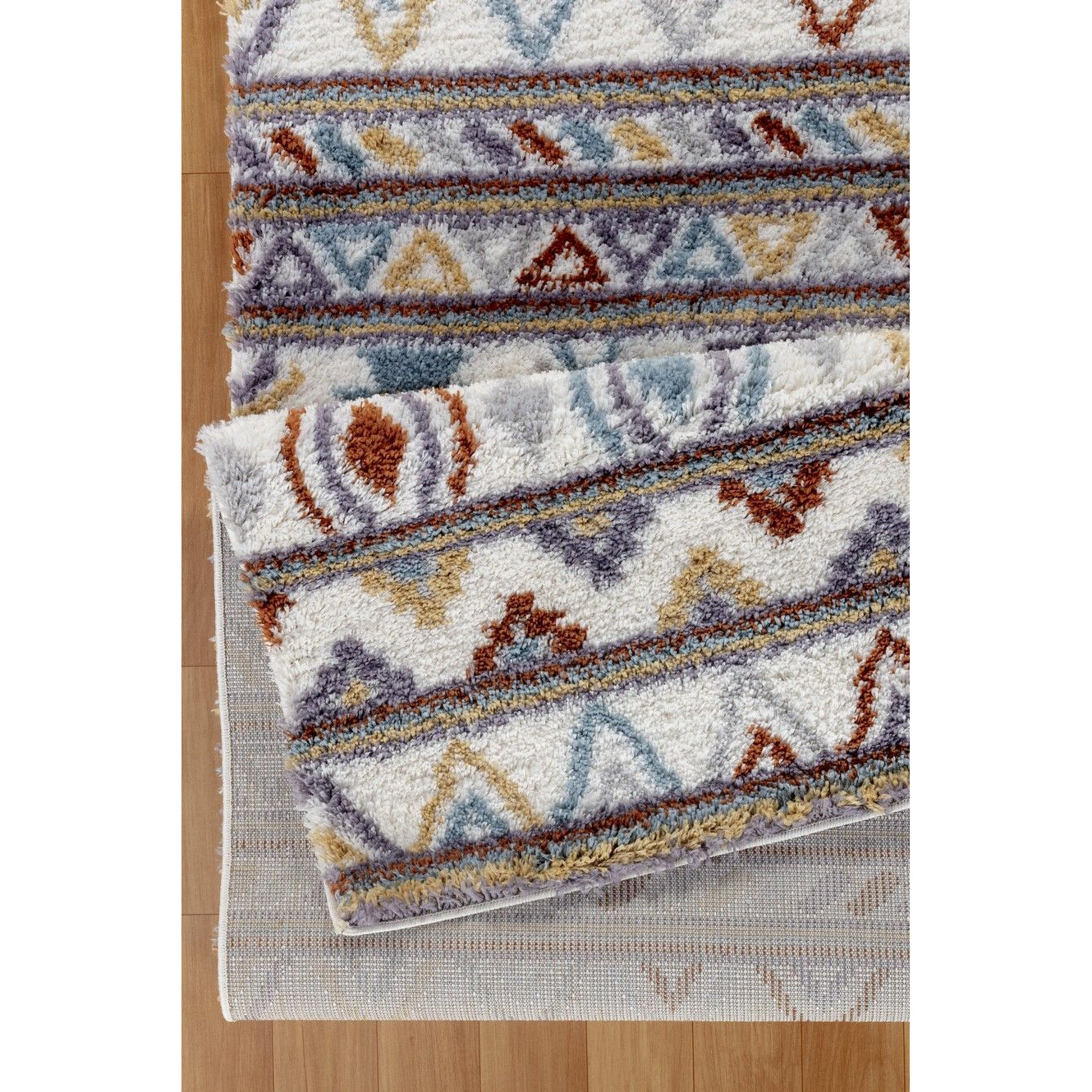 Loft Shag Gc_Czy1008 Multi 7 Ft. 10 In. X 9 Ft. 10 In. Shaggy Area Rug