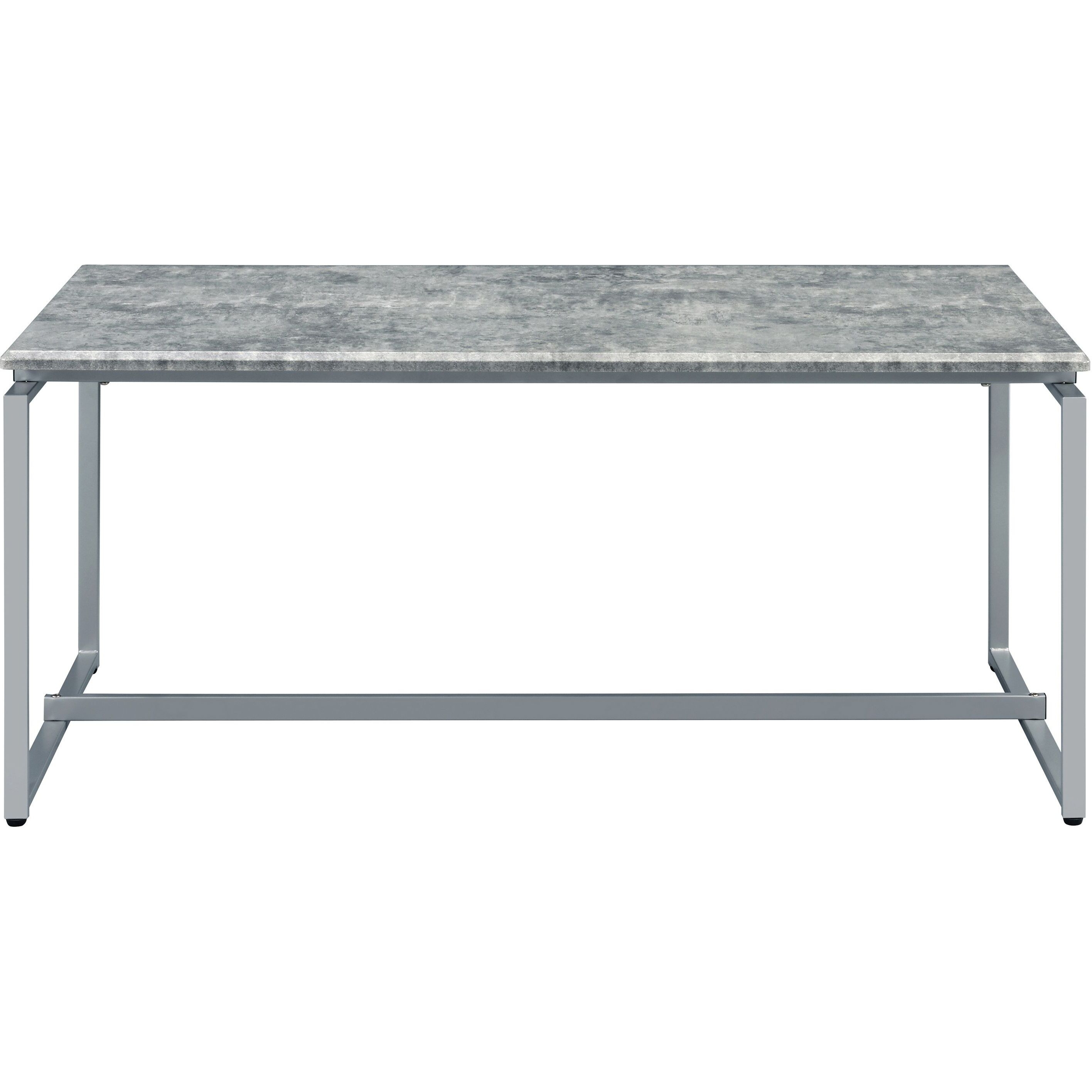 Grey And Silver Occasional Set With Trestle Base