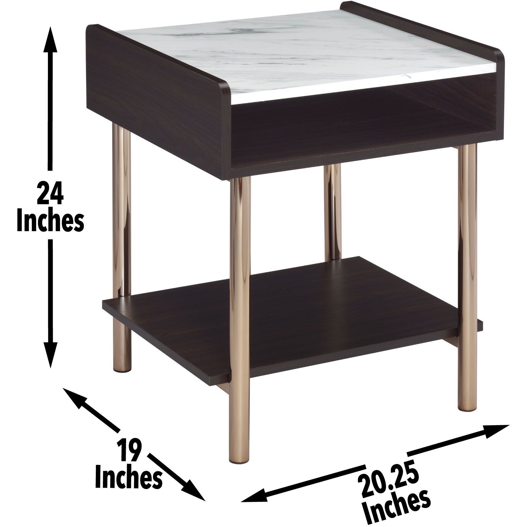 Carrie - End Table - Brown