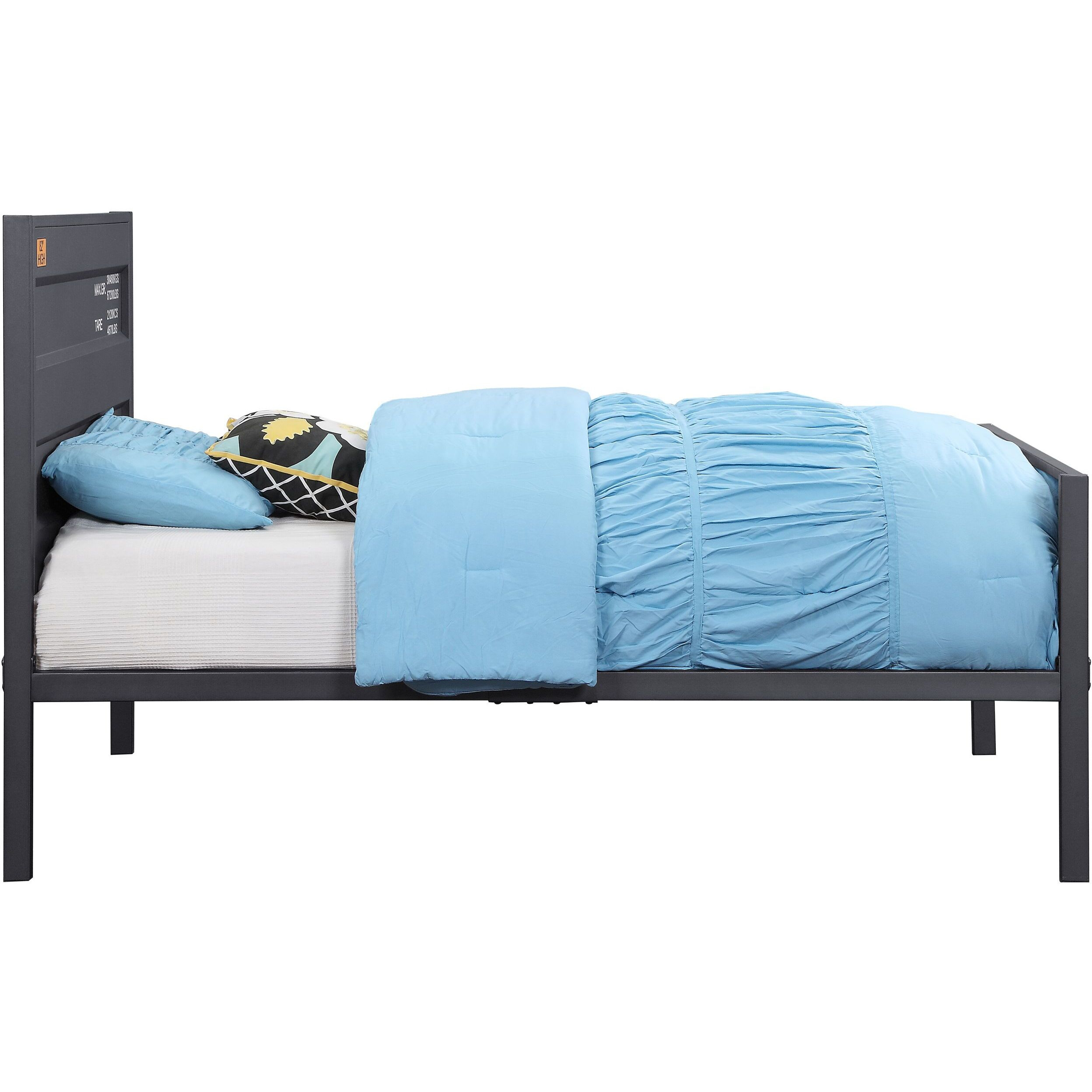 Gunmetal Full Platform Bed