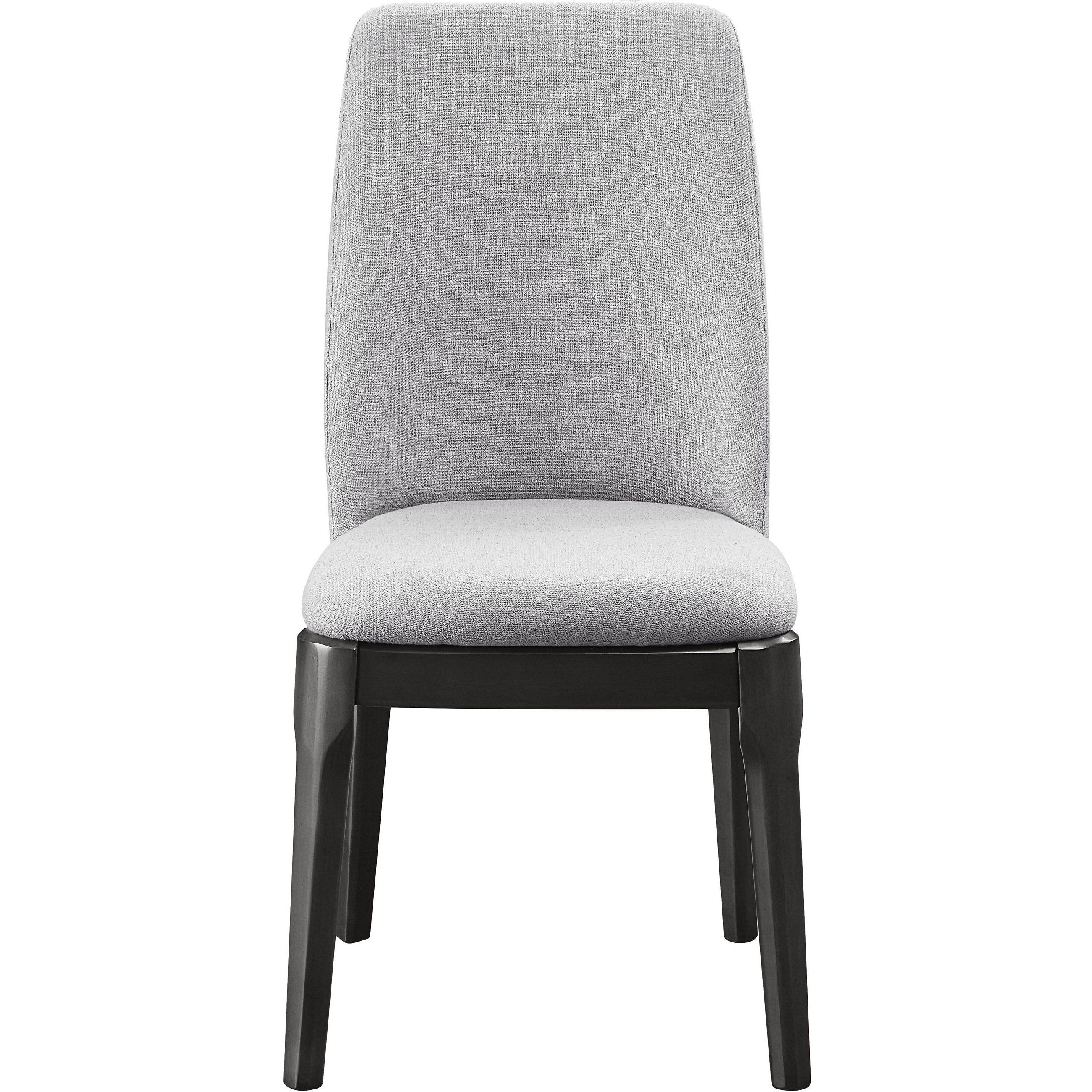 Light Grey And Grey Oak Upholstered Side Chairs (Set Of 2)