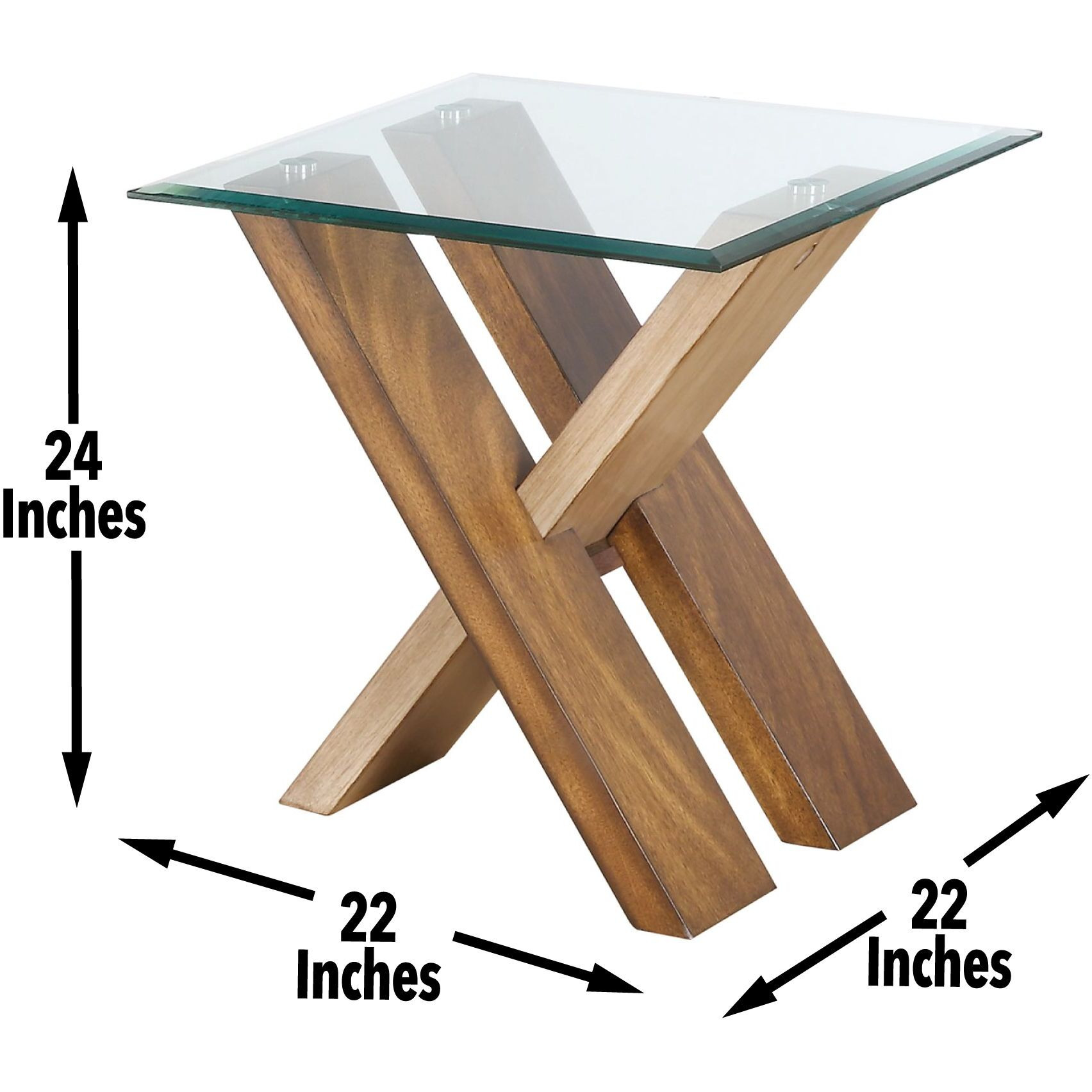 Tasha - End Table - Light Brown