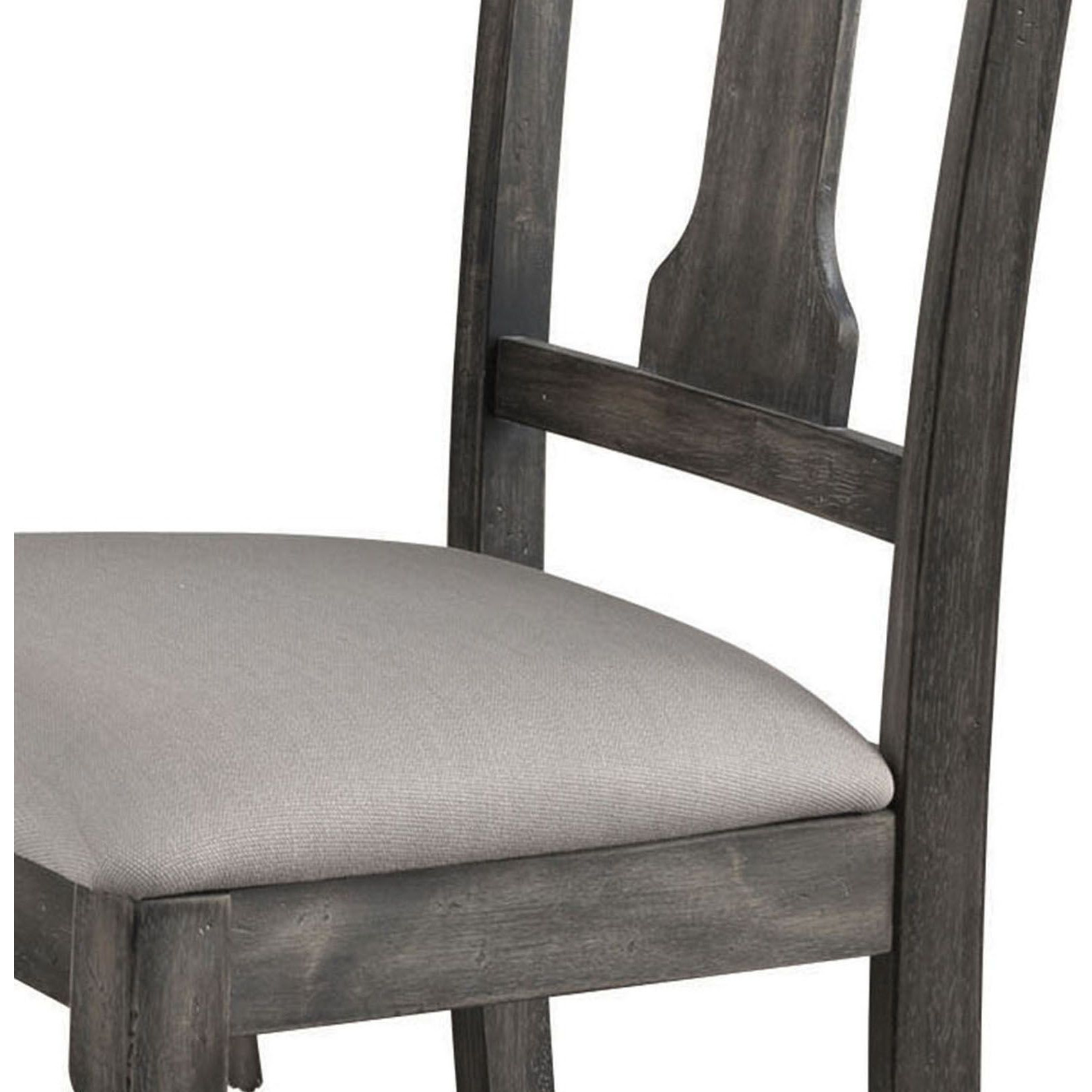 Tan And Weathered Grey Open Back Side Chairs (Set Of 2)