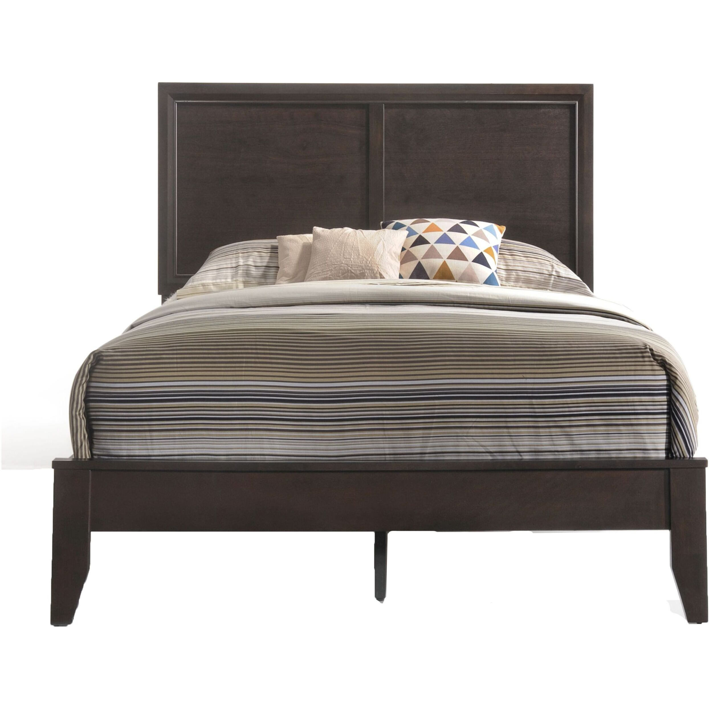 Espresso Queen Panel Bed