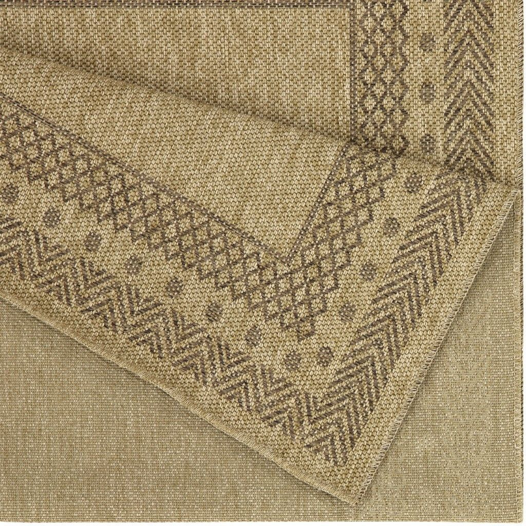 Earth Gc_Ntl1007 Jute/Mocha 7 Ft. 10 In. X 10 Ft. 3 In. Indoor/Outdoor Area Rug