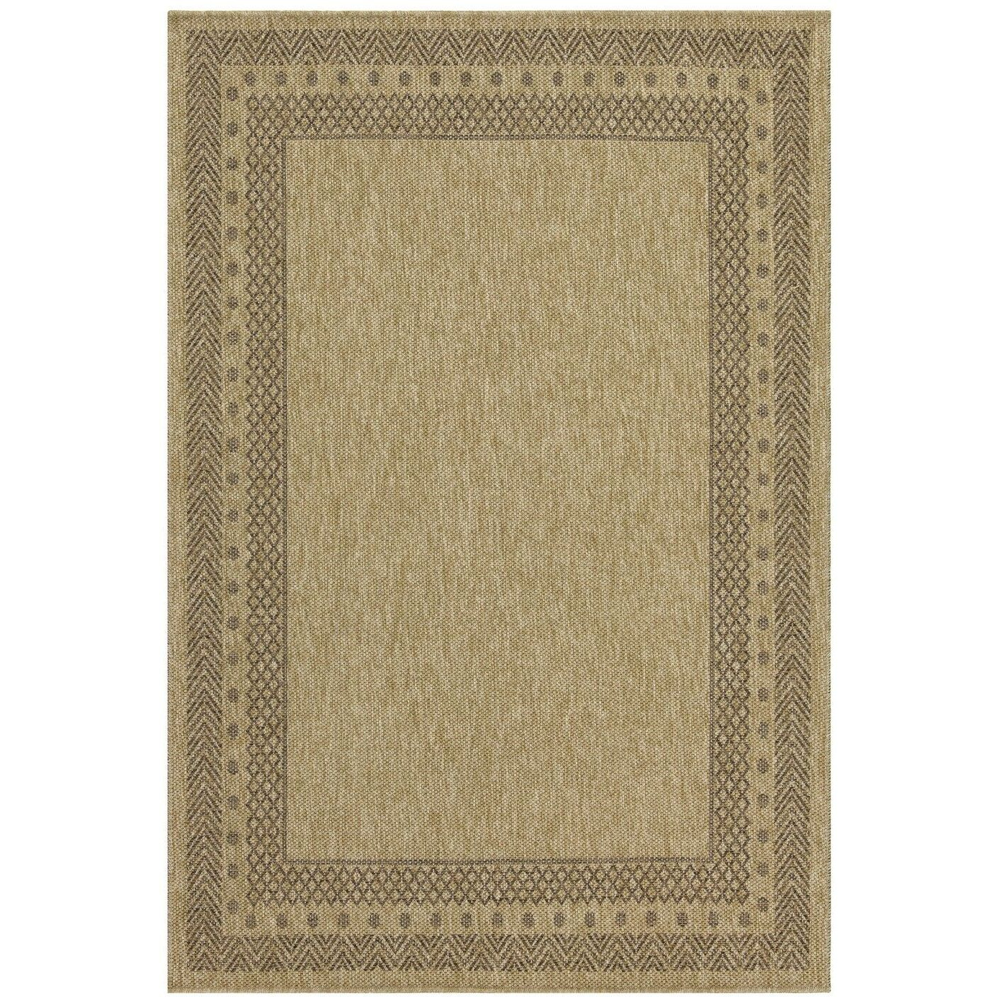 Earth Gc_Ntl1007 Jute/Mocha 7 Ft. 10 In. X 10 Ft. 3 In. Indoor/Outdoor Area Rug