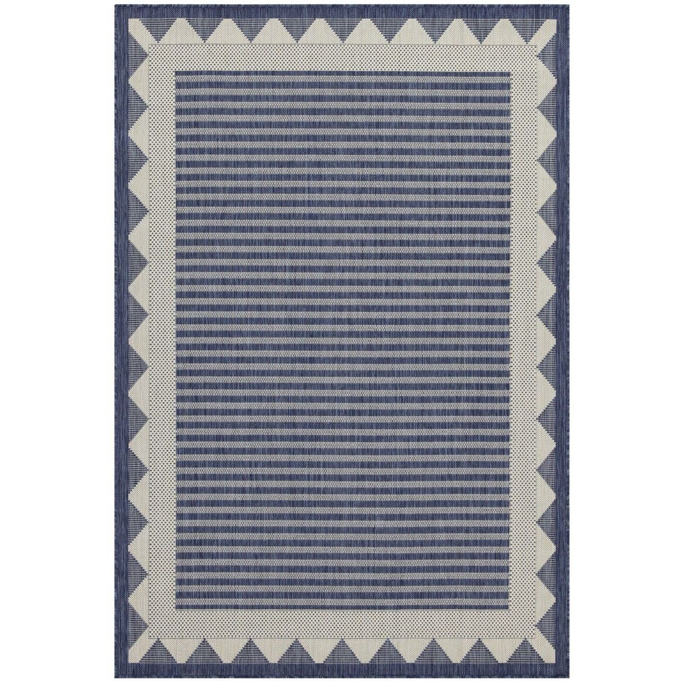 Sunshine Gc_Har2013 Blue 7 Ft. 10 In. X 10 Ft. 3 In. Indoor/Outdoor Area Rug