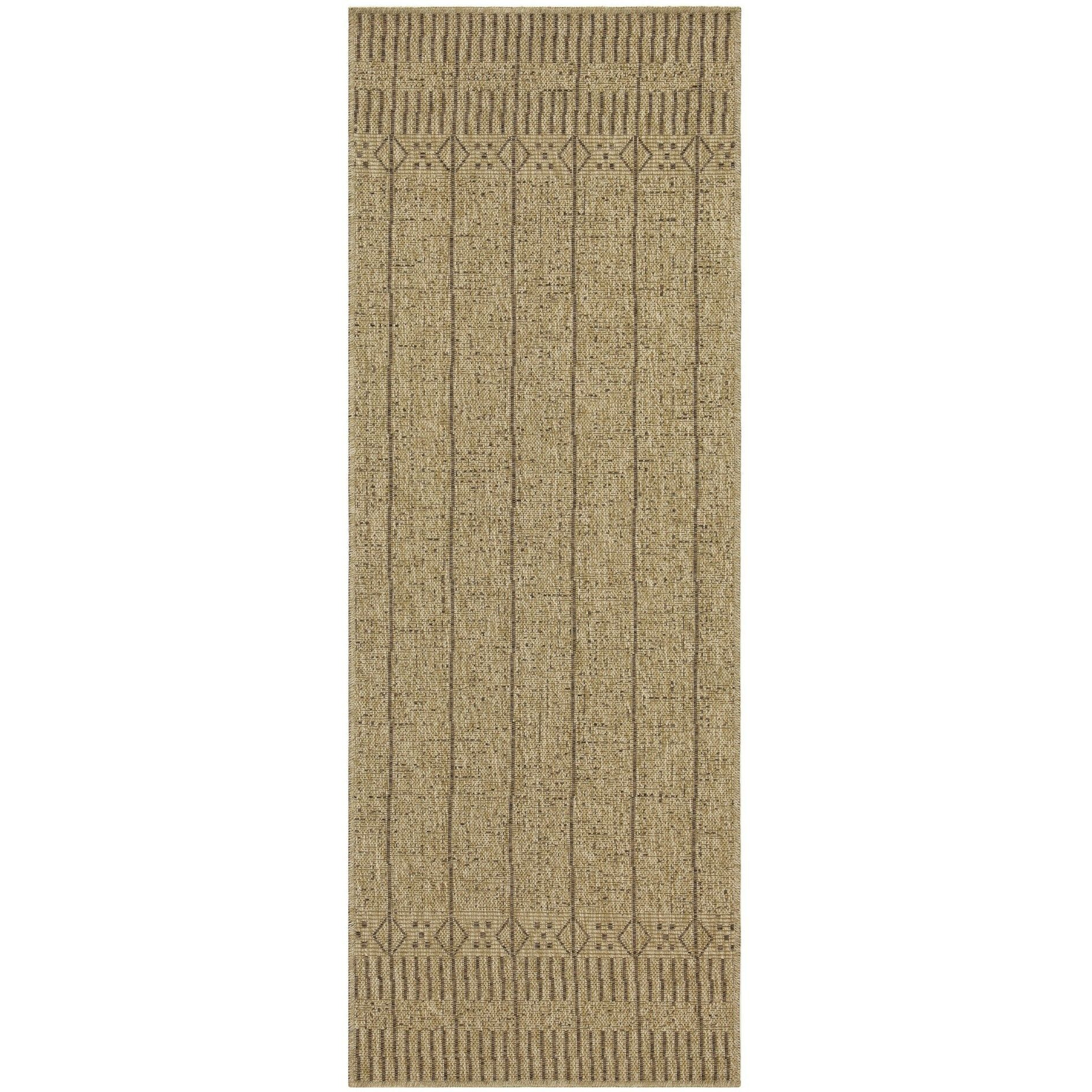 Earth Gc_Ntl1009 Jute/Mocha 7 Ft. 10 In. X 10 Ft. 3 In. Indoor/Outdoor Area Rug