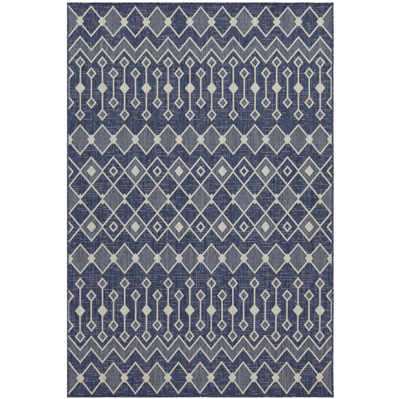 Sunshine Gc_Har2019 Blue 7 Ft. 10 In. X 10 Ft. 3 In. Indoor/Outdoor Area Rug