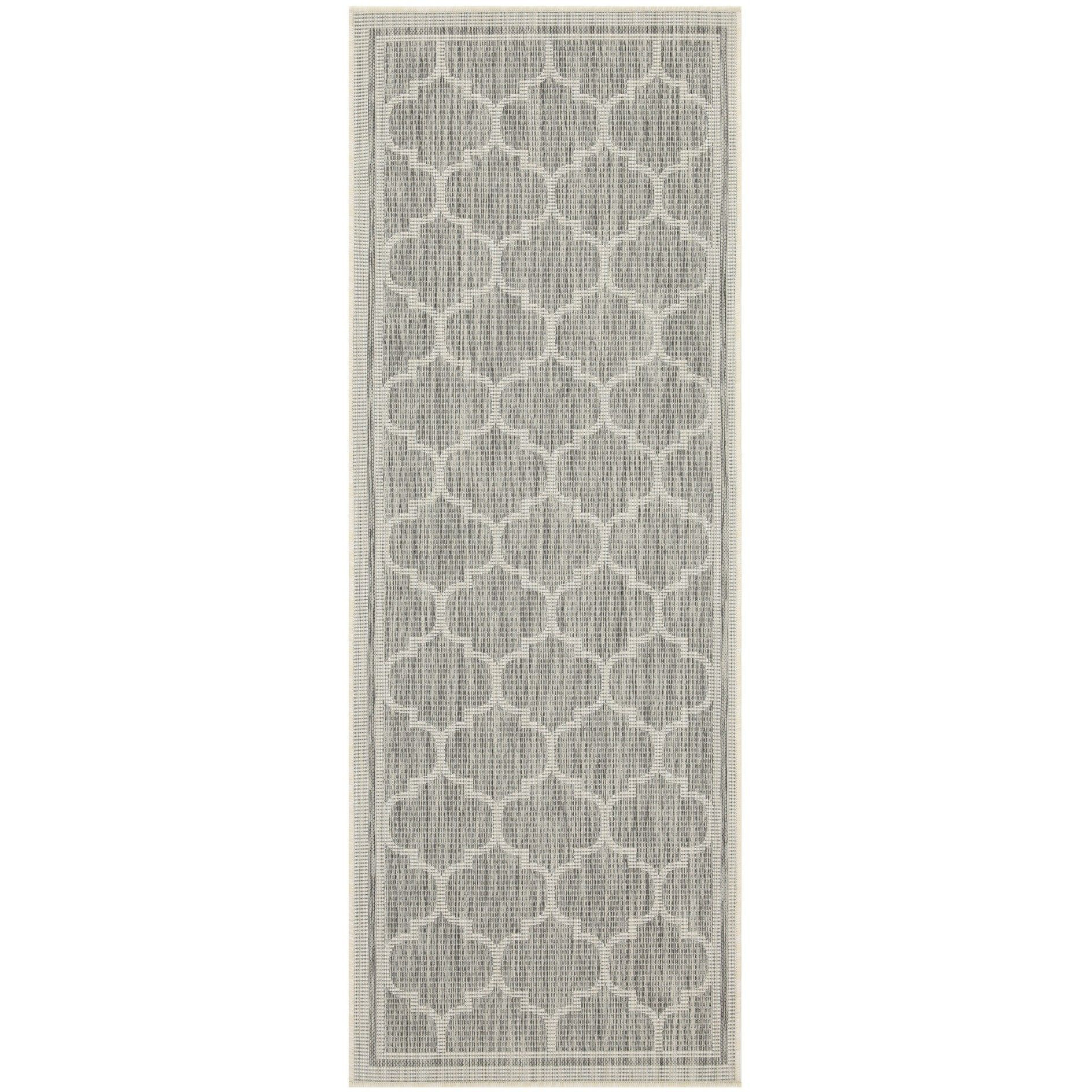 Sunshine Gc_Har2006 Silver 5 Ft. 3 In. X 7 Ft. 3 In. Indoor/Outdoor Area Rug