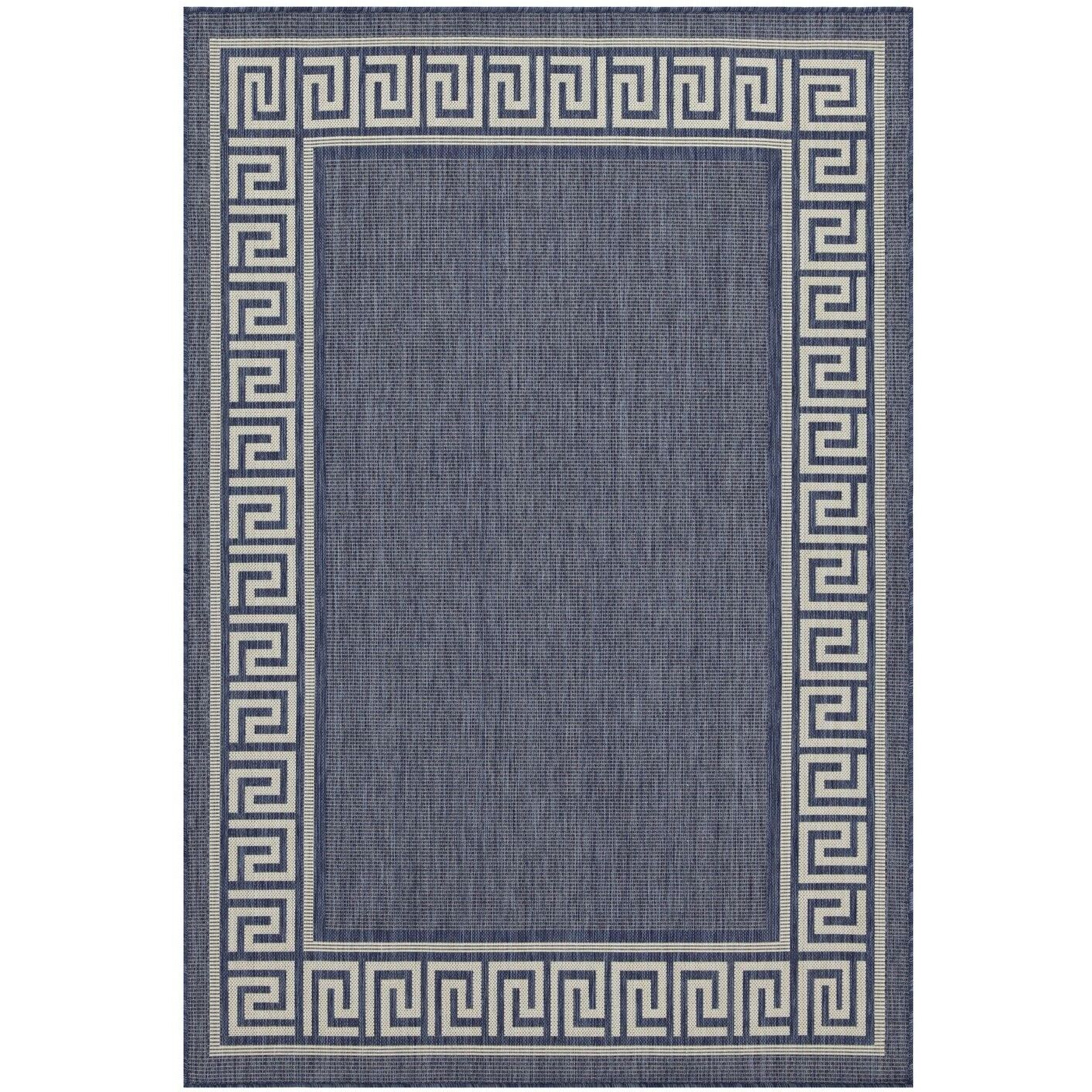 Sunshine Gc_Har2001 Blue 7 Ft. 10 In. X 10 Ft. 3 In. Indoor/Outdoor Area Rug