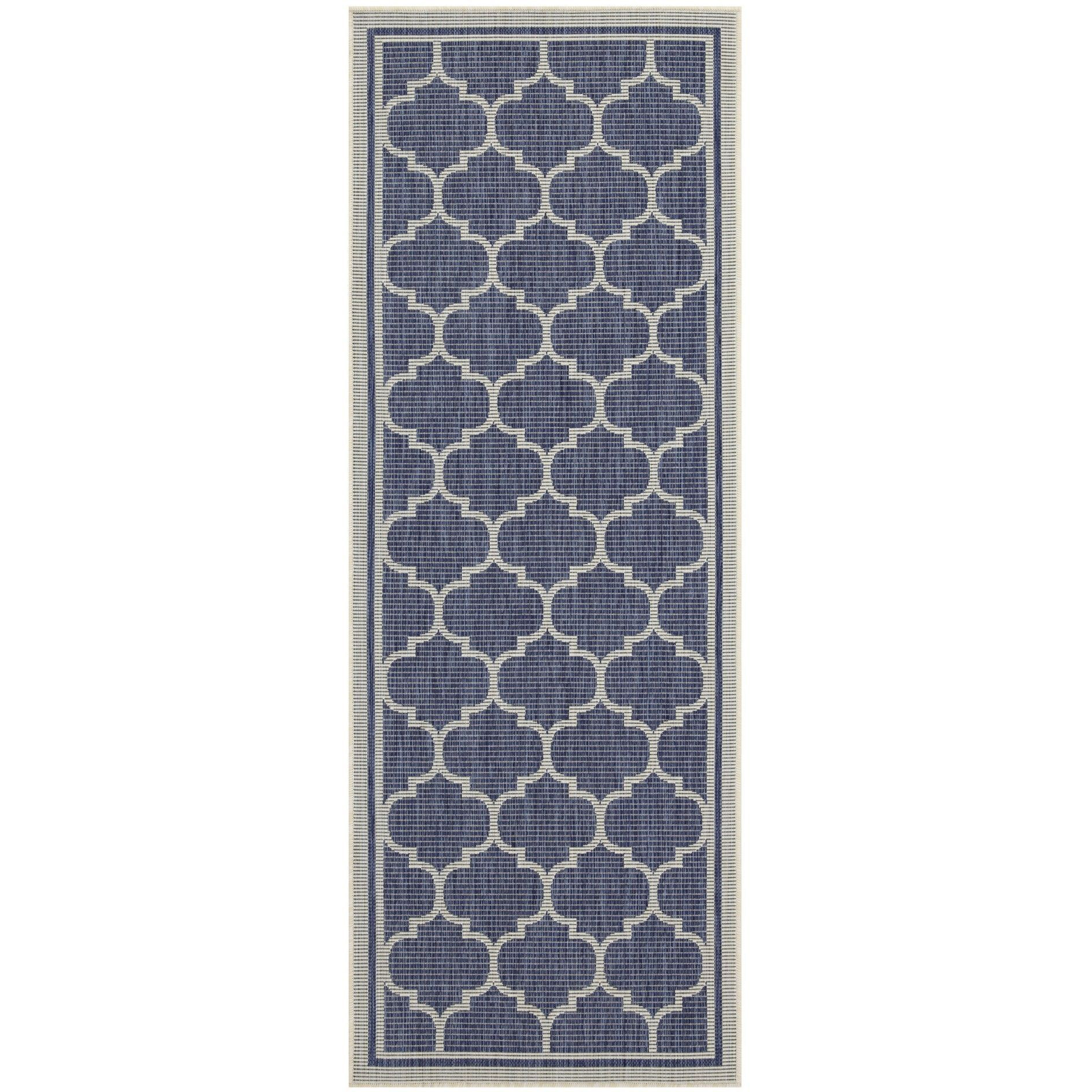 Sunshine Gc_Har2004 Blue 7 Ft. 10 In. X 10 Ft. 3 In. Indoor/Outdoor Area Rug