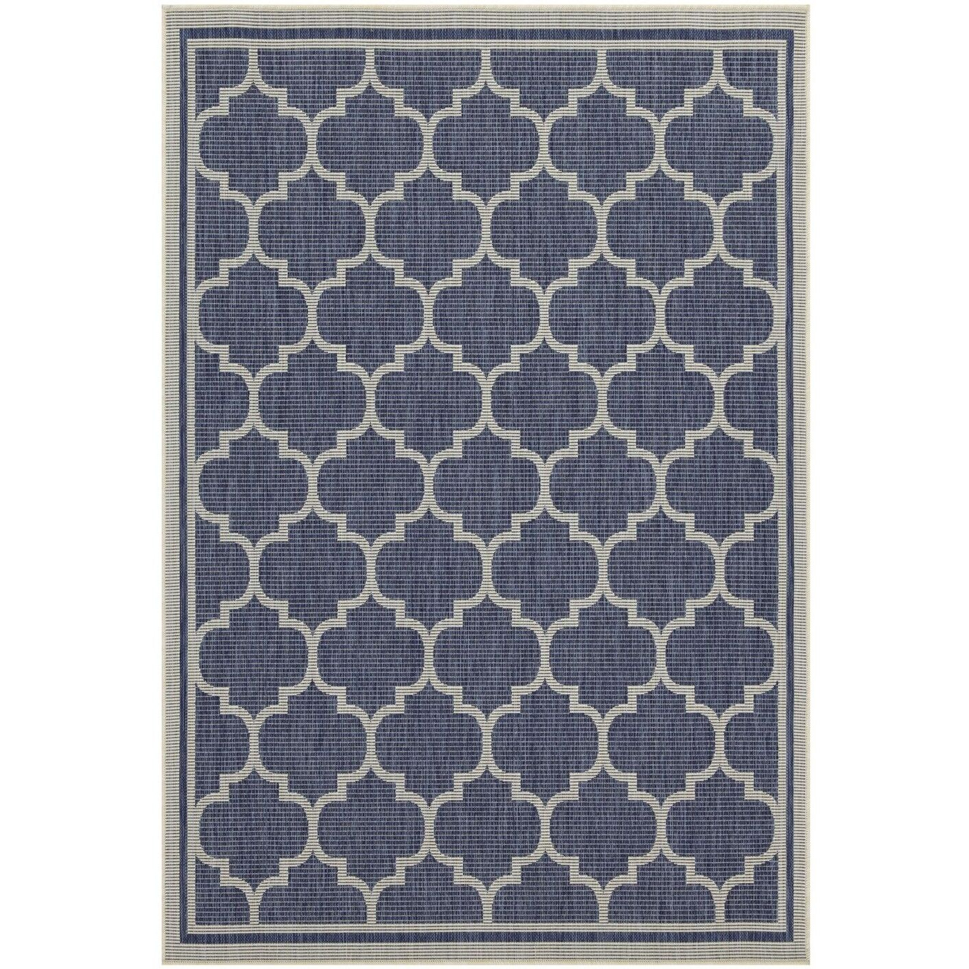 Sunshine Gc_Har2004 Blue 7 Ft. 10 In. X 10 Ft. 3 In. Indoor/Outdoor Area Rug