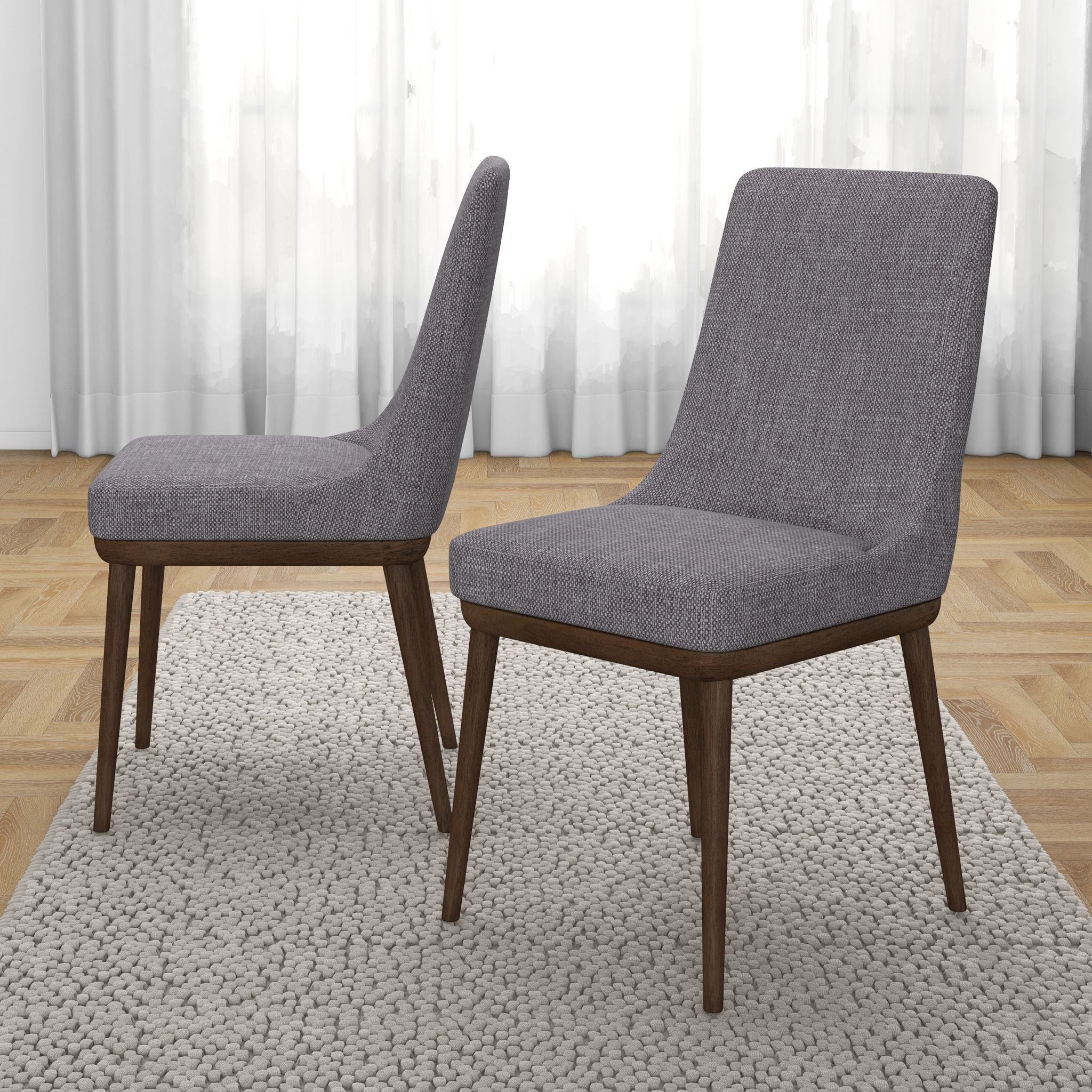 Kate Mid-Century Modern Dining Chair (Set Of 2)