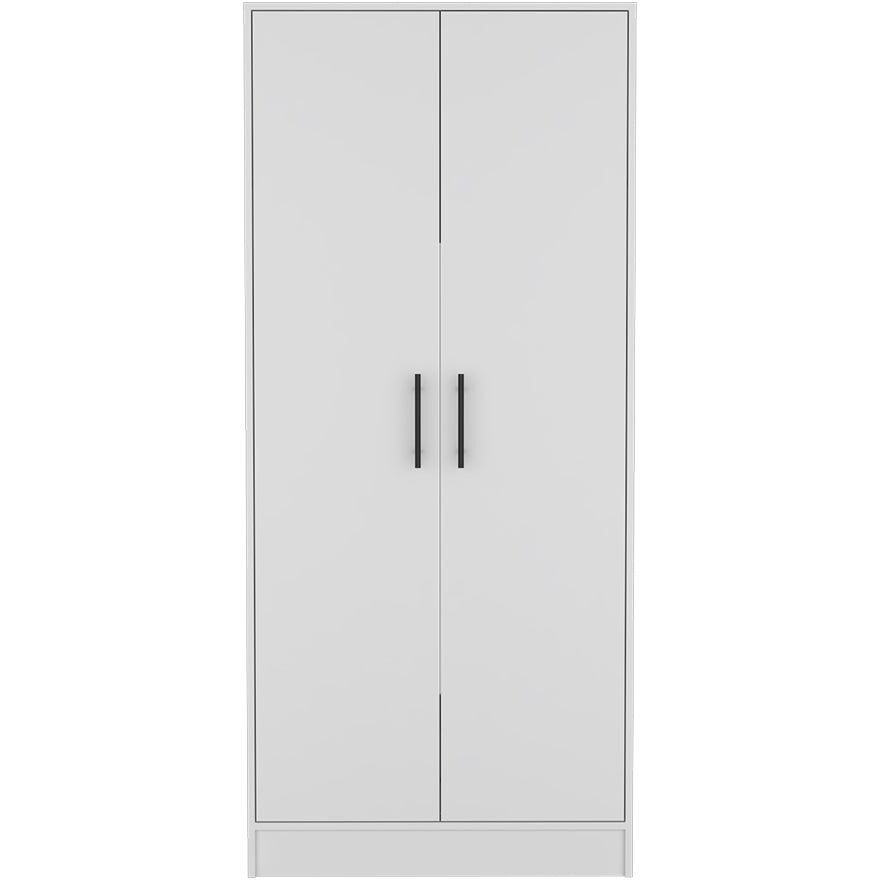 Canaan 2-Piece Bedroom Set  Armoire + Dresser  White