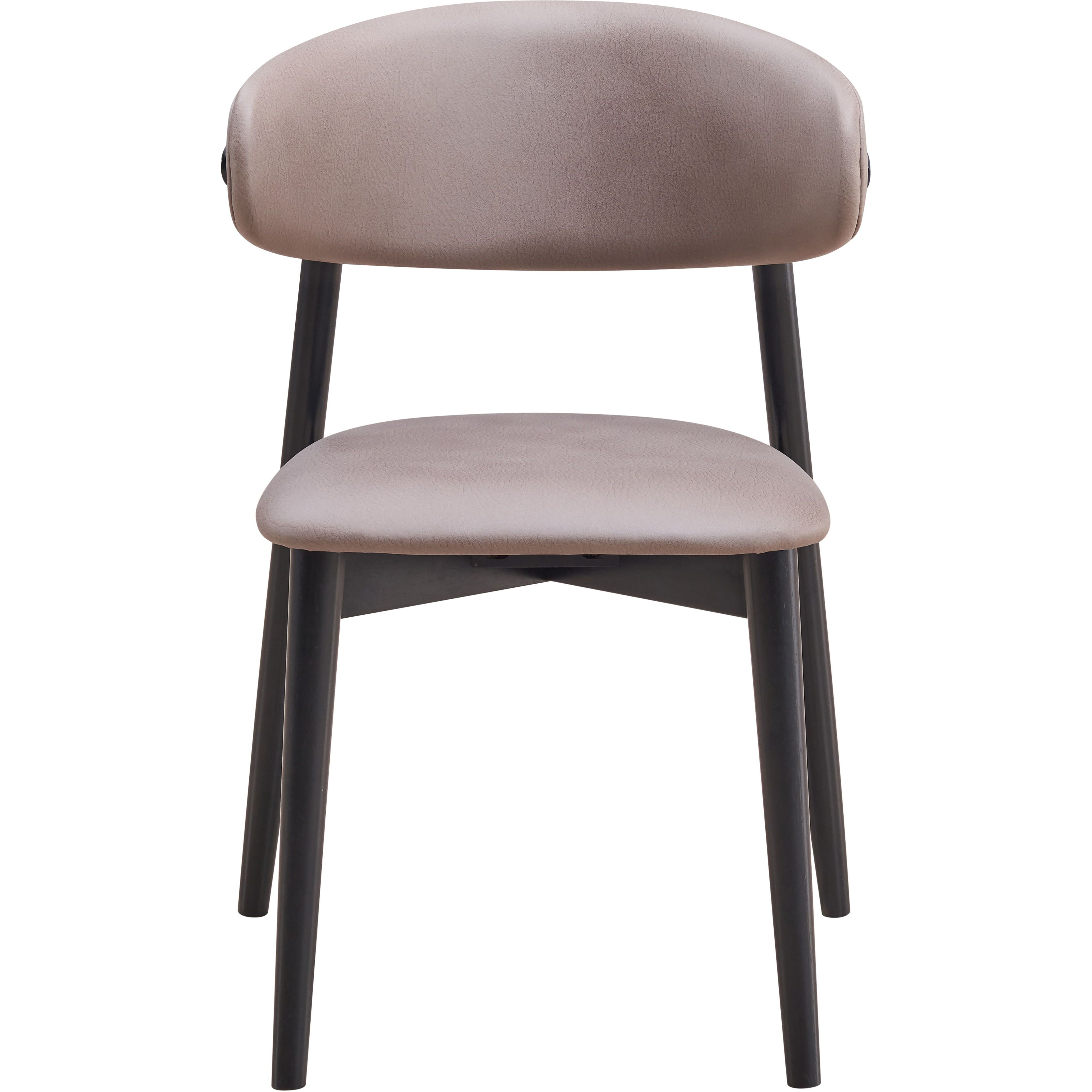 Grey And Black Padded Side Chair (Set Of 2)