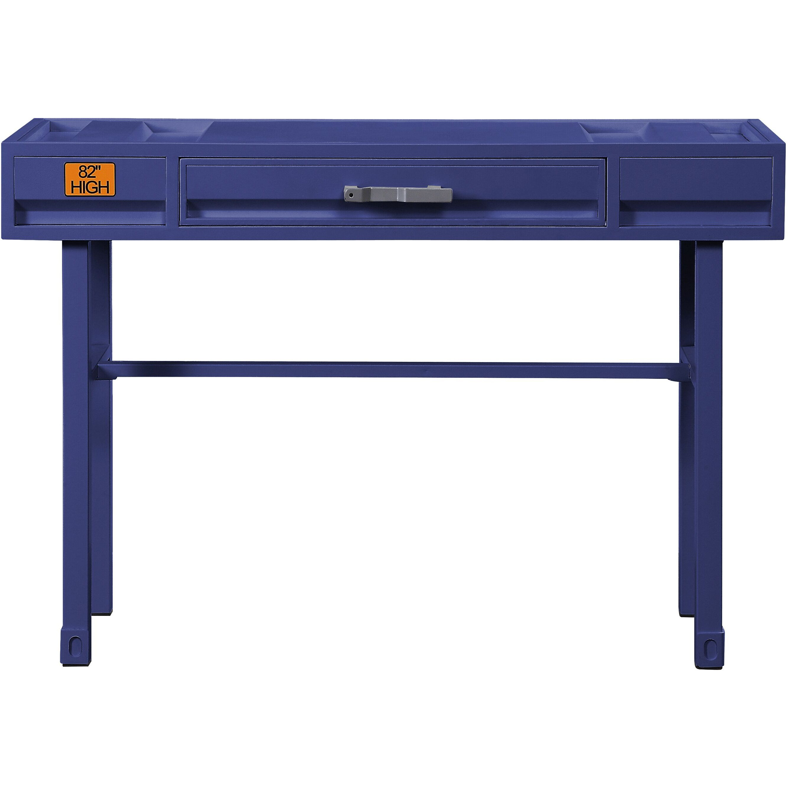 Blue Writing Desk With 1 Drawer