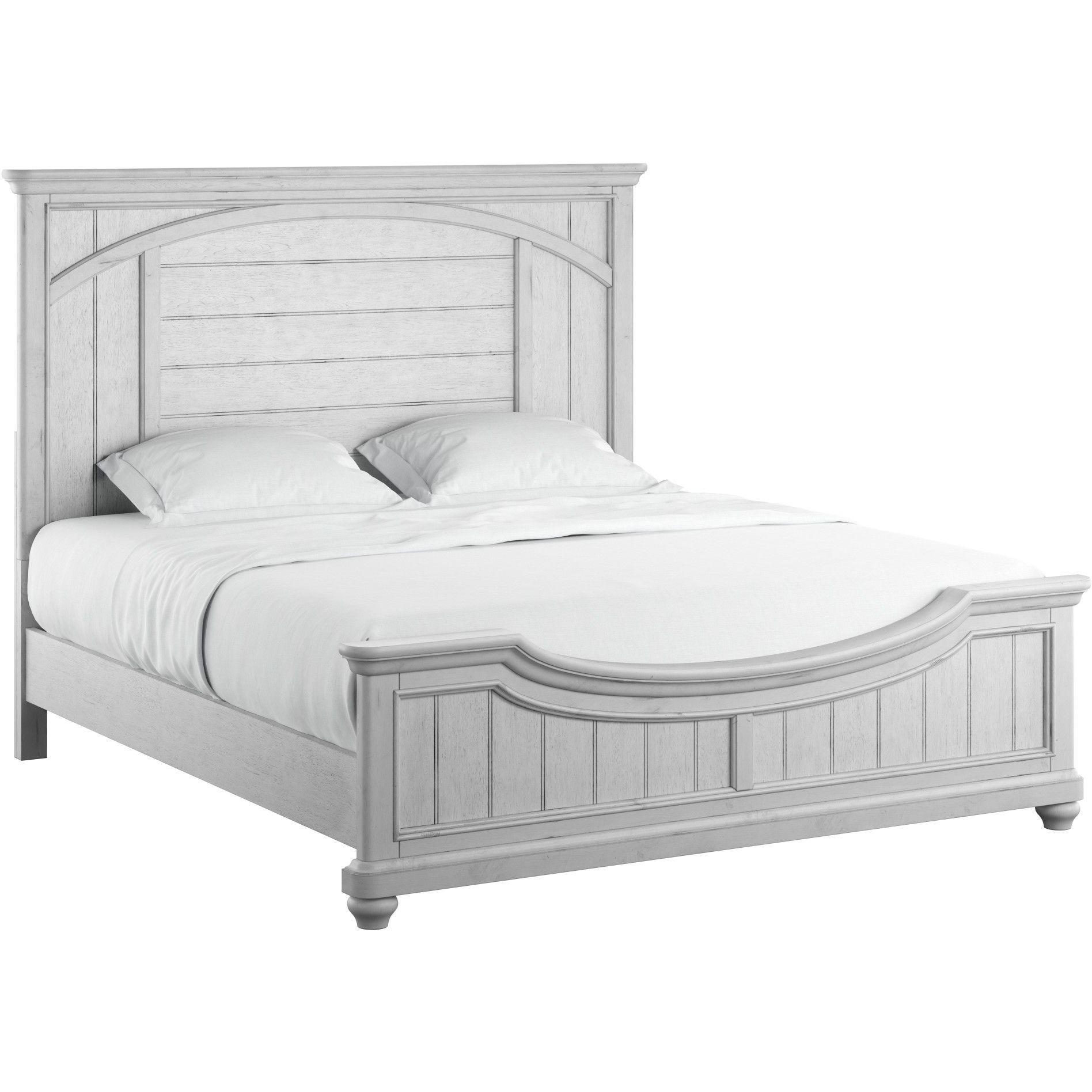 Wallace & Bay Mariano Gray Queen Panel Bed