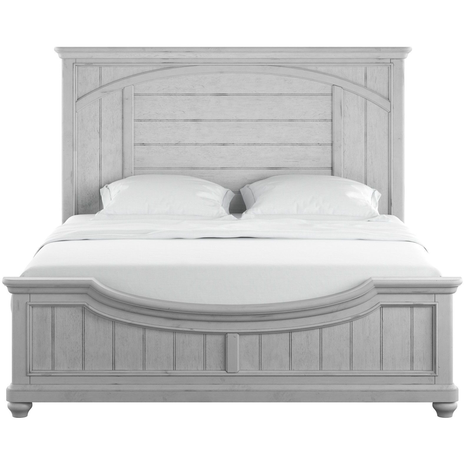 Wallace & Bay Mariano Gray Queen Panel Bed