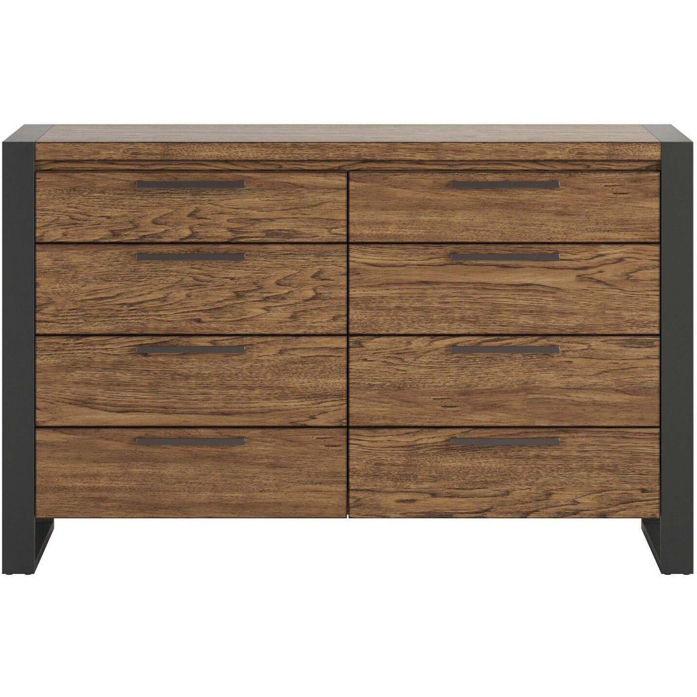 Wallace & Bay Phera Brown 8-Drawer Dresser