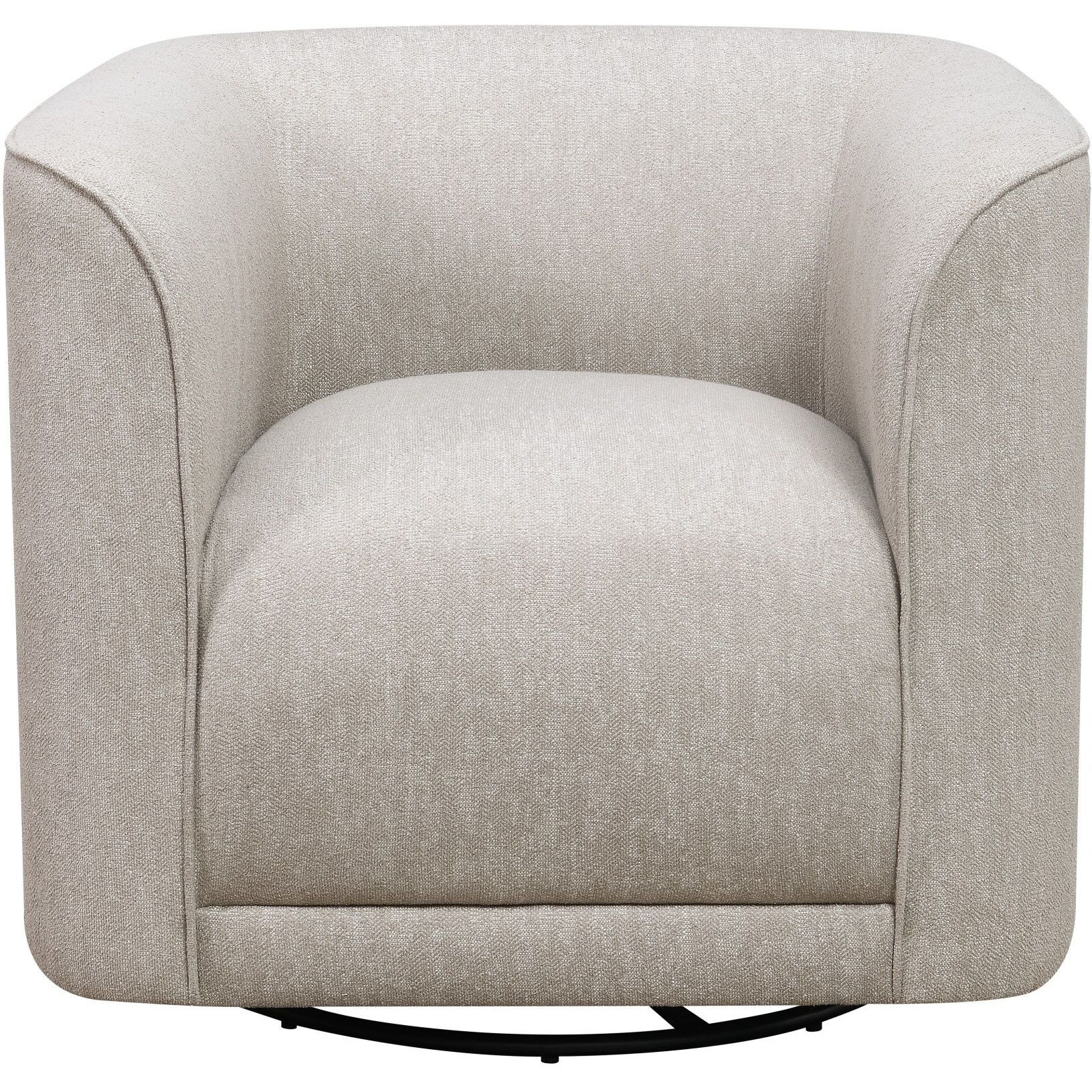 Wallace & Bay Brella Tan Swivel Accent Chair