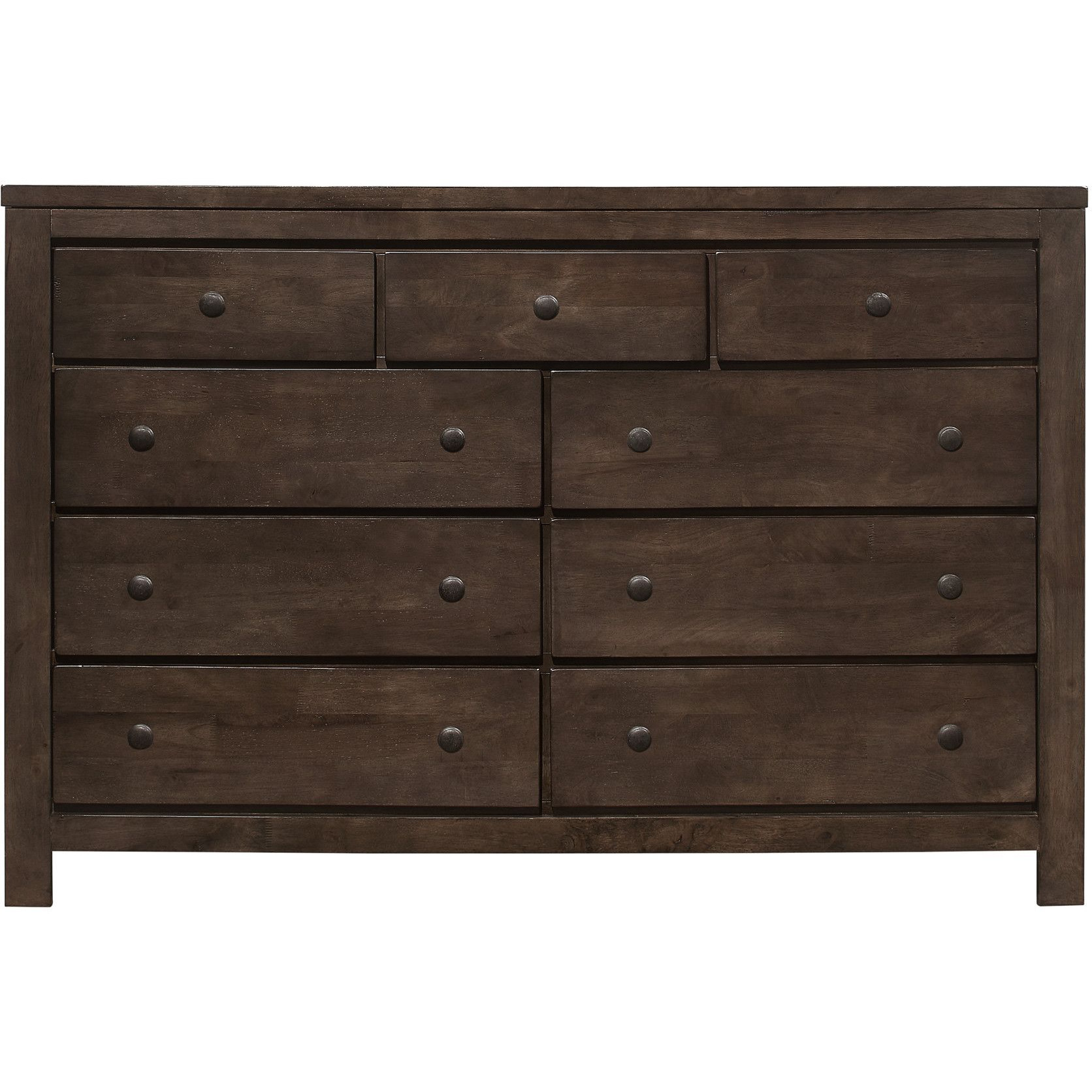 Wallace & Bay Verna Brown 9-Drawer Dresser