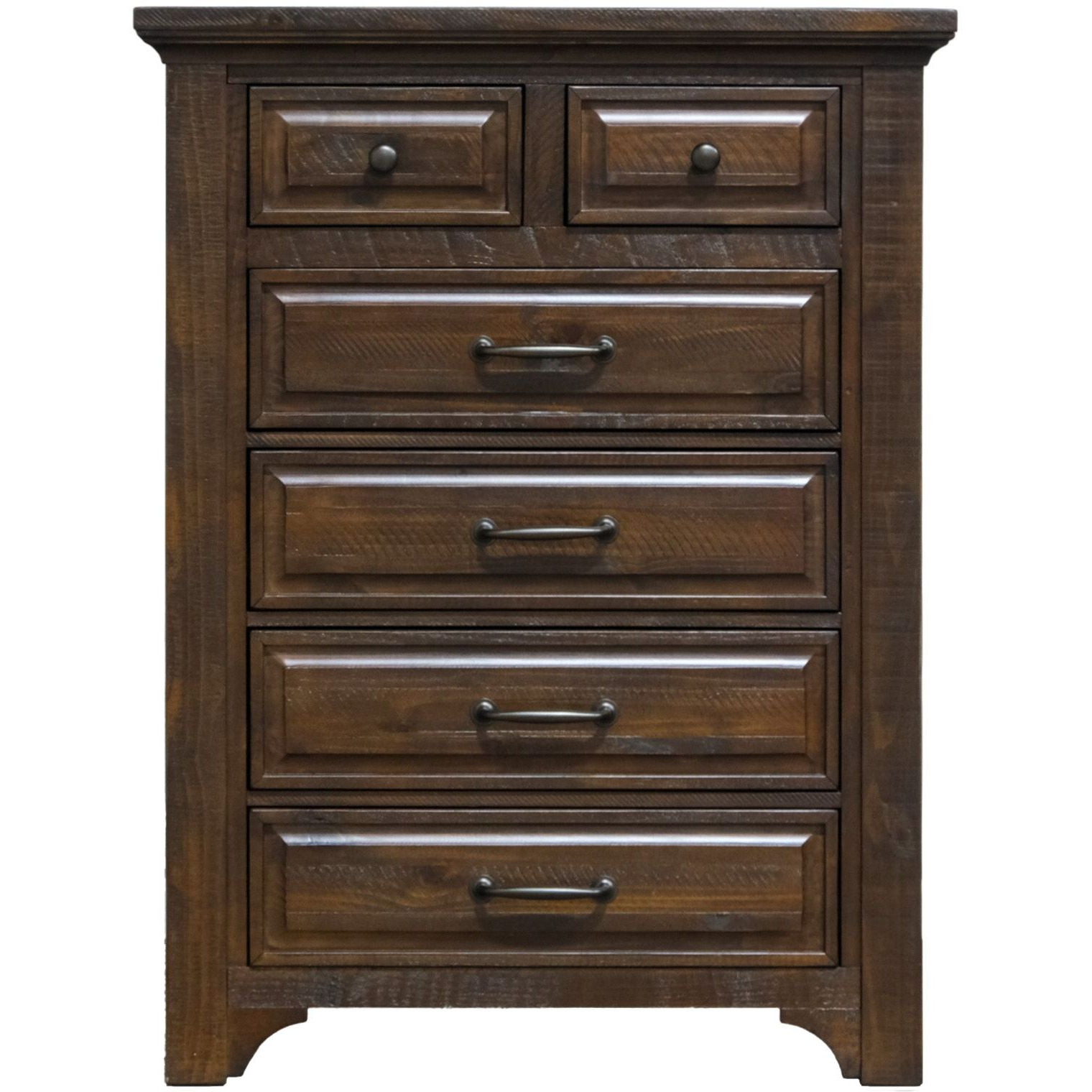 Wallace & Bay Verna Brown 6-Drawer Chest