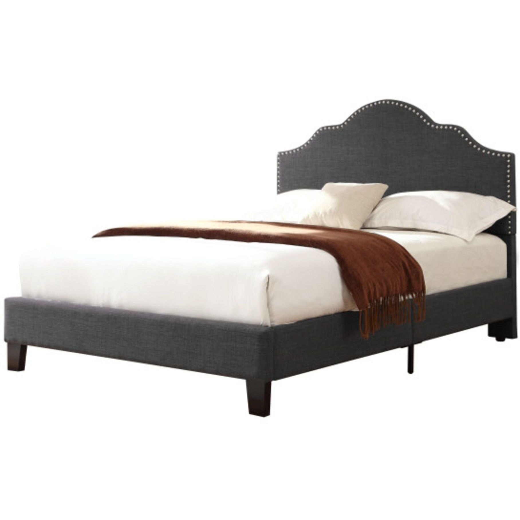 Wallace & Bay Kopa Gray Queen Upholstered Bed