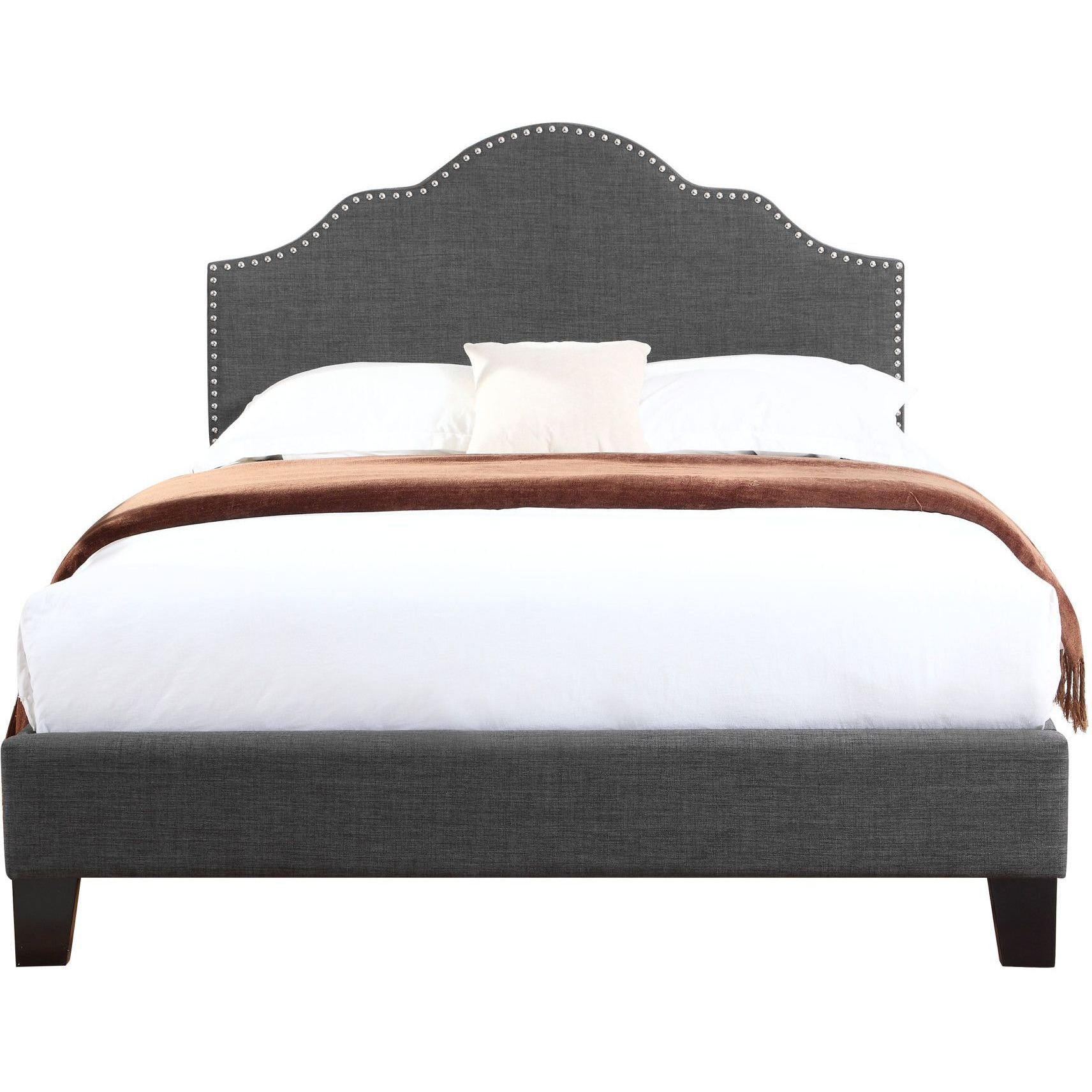 Wallace & Bay Kopa Gray Queen Upholstered Bed