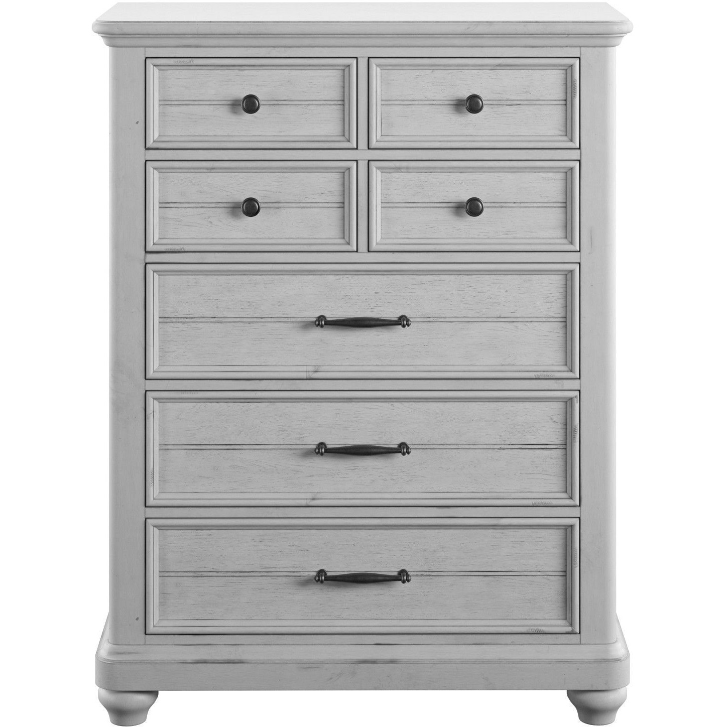 Wallace & Bay Mariano Gray 7-Drawer Chest