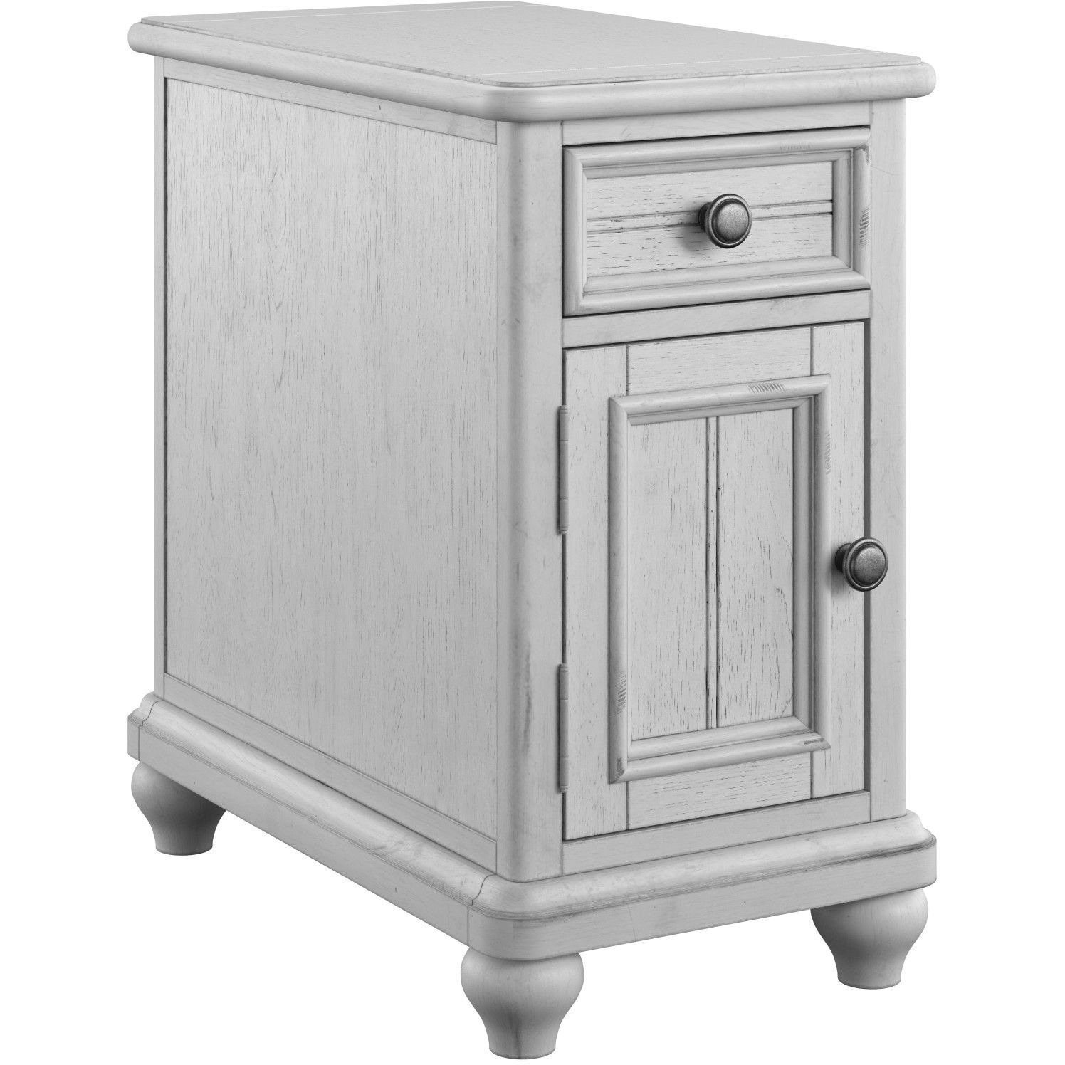 Wallace & Bay Mariano Gray Chairside Table