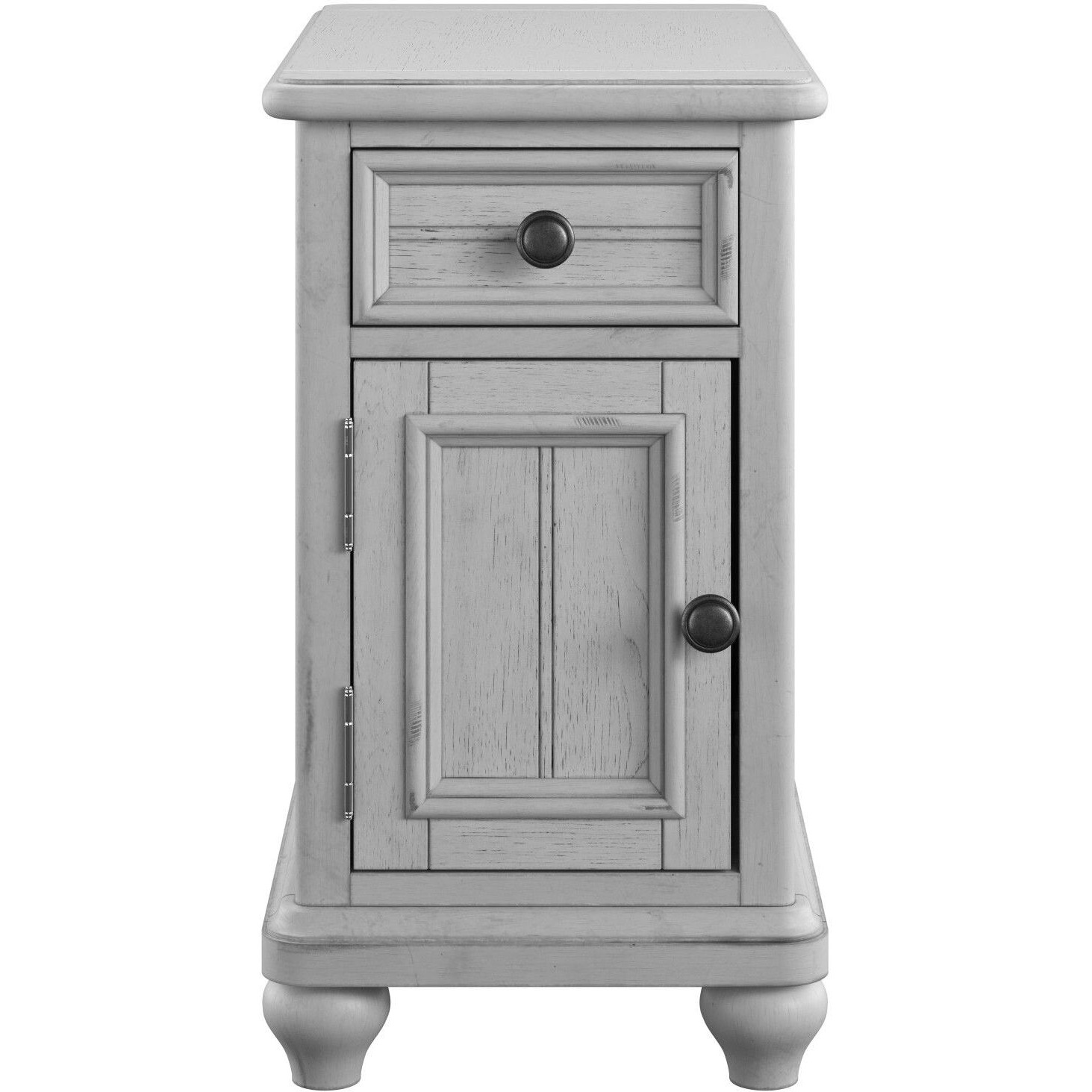 Wallace & Bay Mariano Gray Chairside Table