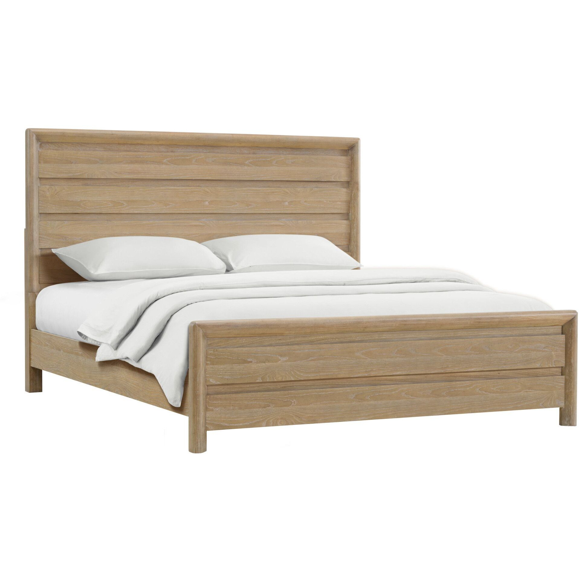 Wallace & Bay Clove Tan King Panel Bed