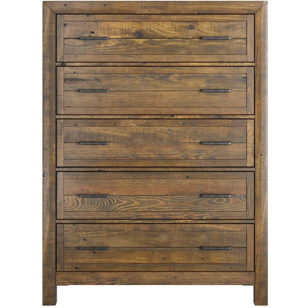 Wallace & Bay Lisque Brown 5-Drawer Chest