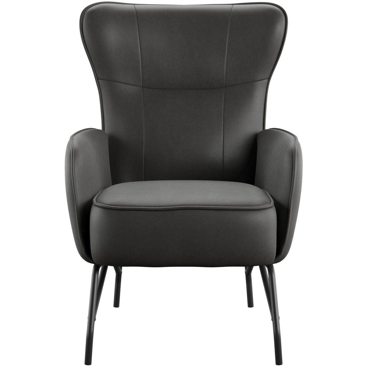 Wallace & Bay Graham Black Accent Chair