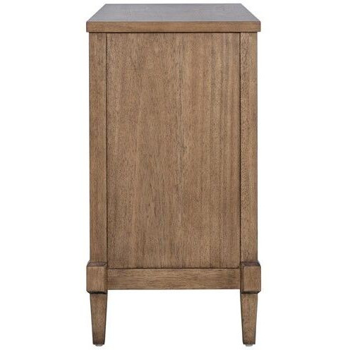 Woven Cane Accent Cabinet