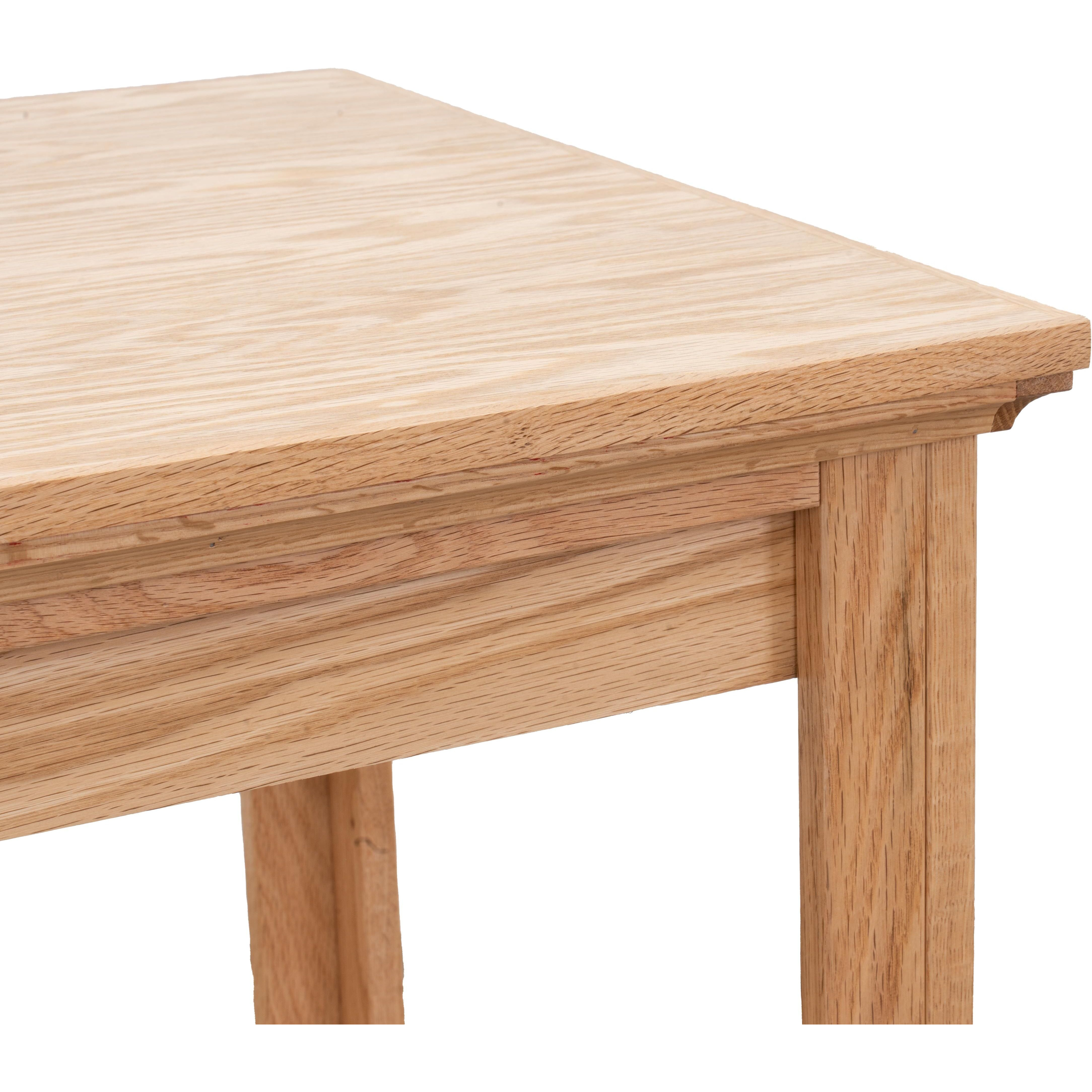 Bridgevine Home Topanga 24 Inch End Table  No Assembly Required  Natural Finish