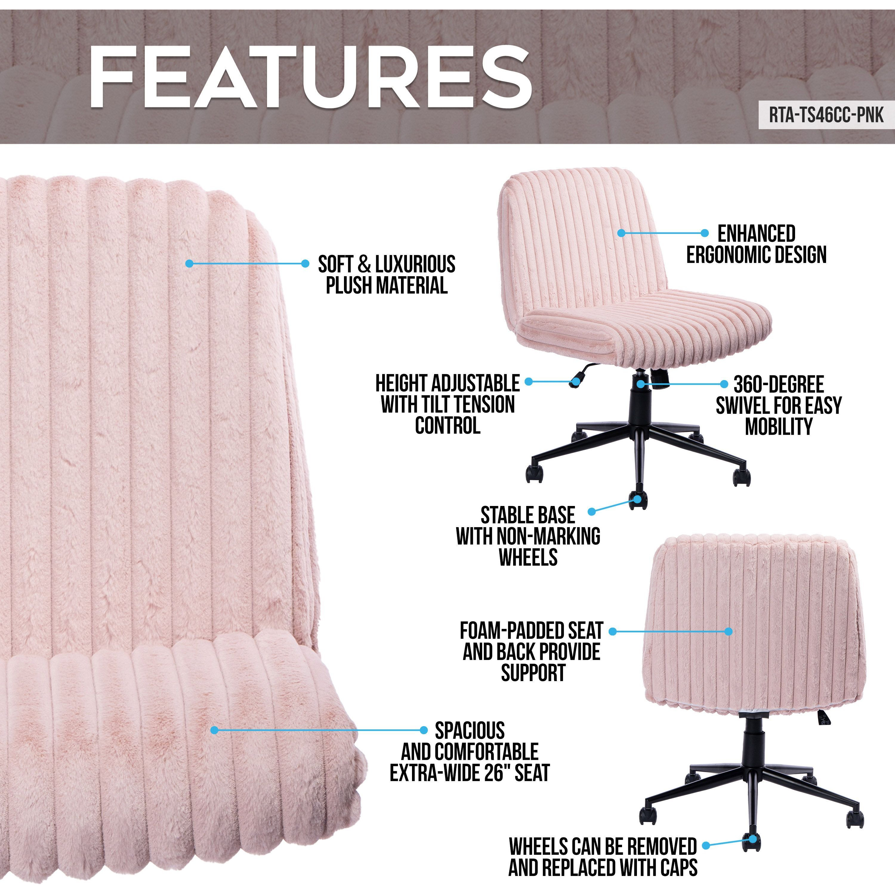 Techni Sport Pink Criss Cross Chair