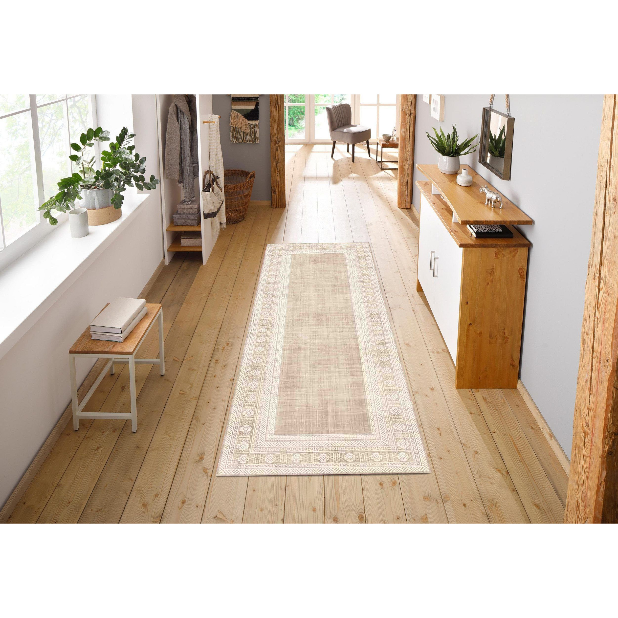 Macau G4732A-7 - 24"" X 66"" Non-Slip Runner Rug