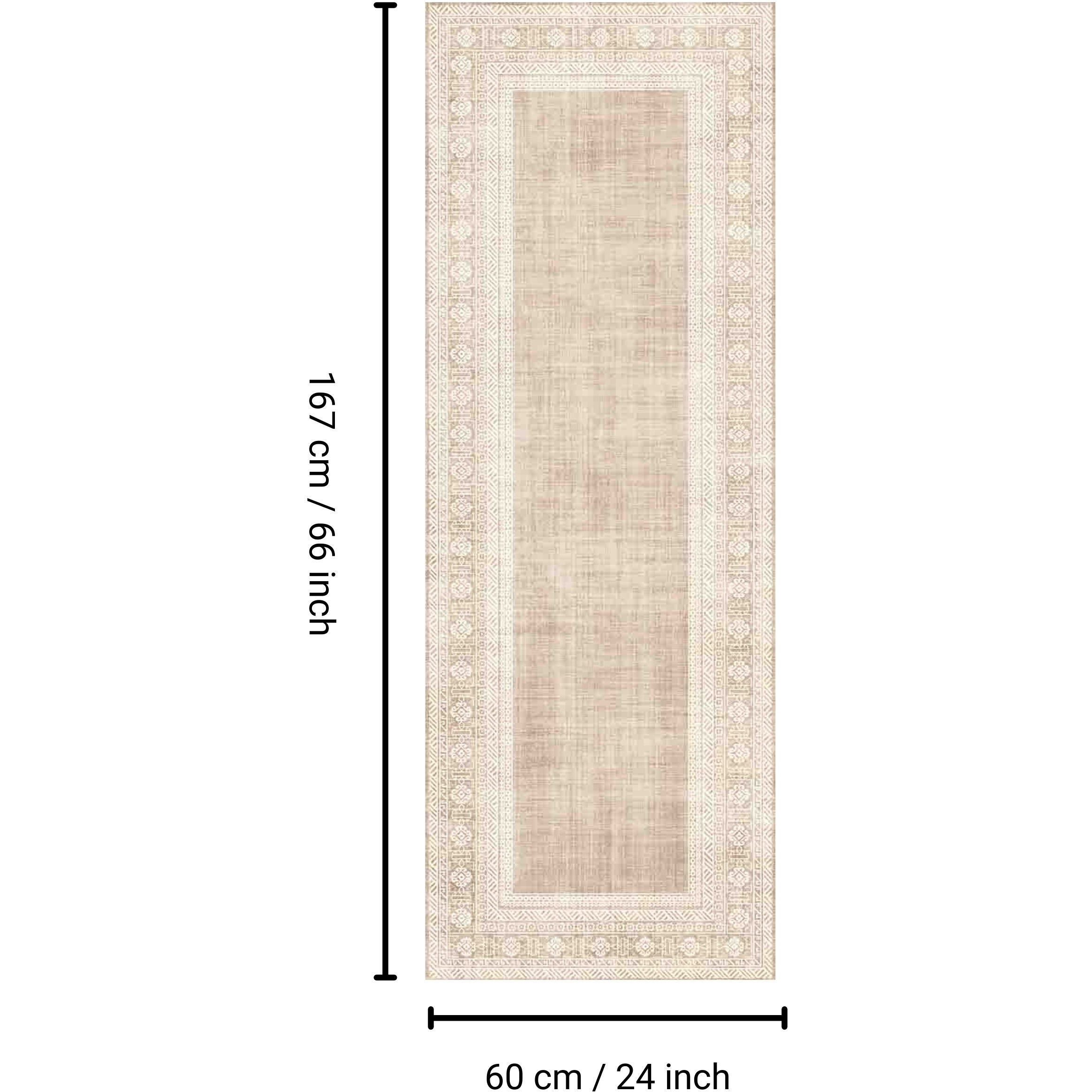 Macau G4732A-7 - 24"" X 66"" Non-Slip Runner Rug