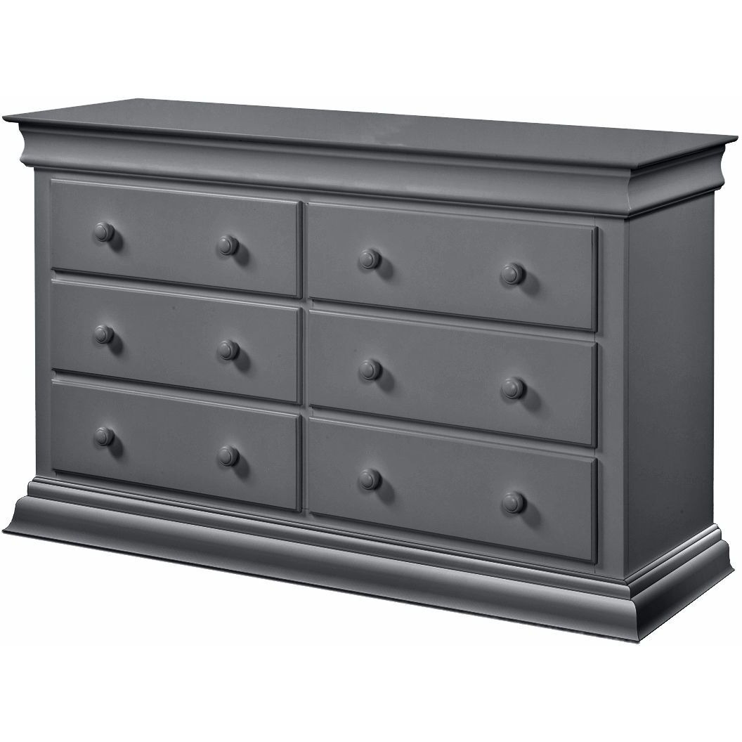 Universal 6 Drawer Dresser Gray