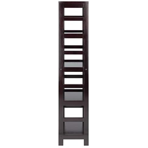 Winsome 4 Tier Wood Leo Model Name Shelving  Small  Espresso