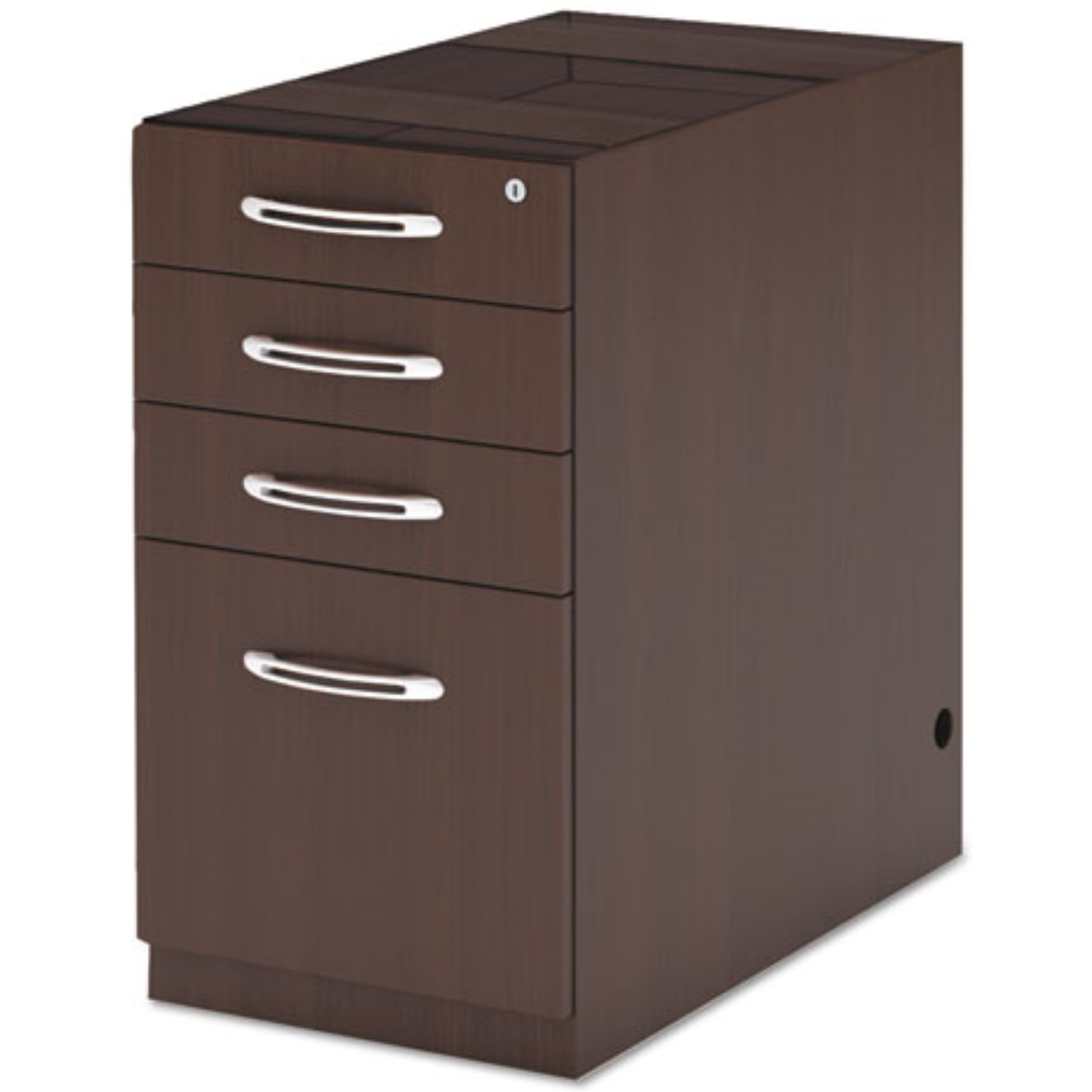 Aberdeen Series Pencil/Box/Box/File Laminate Desk Pedestal  Mocha