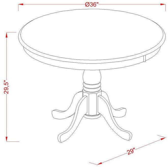 5  Pc  Kitchen  Nook  Dining  Set-Kitchen  Table  Plus  4  Chairs  For  Dining  Room