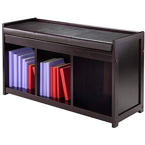 Winsome Addison Bench  374 W X 135 D X 2087 H  Espresso